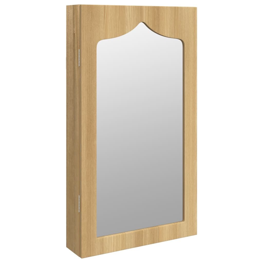 vidaXL Spiegel Schmuckschrank mit Spiegel Wandmontage 37,5x10x67 cm (1-St)