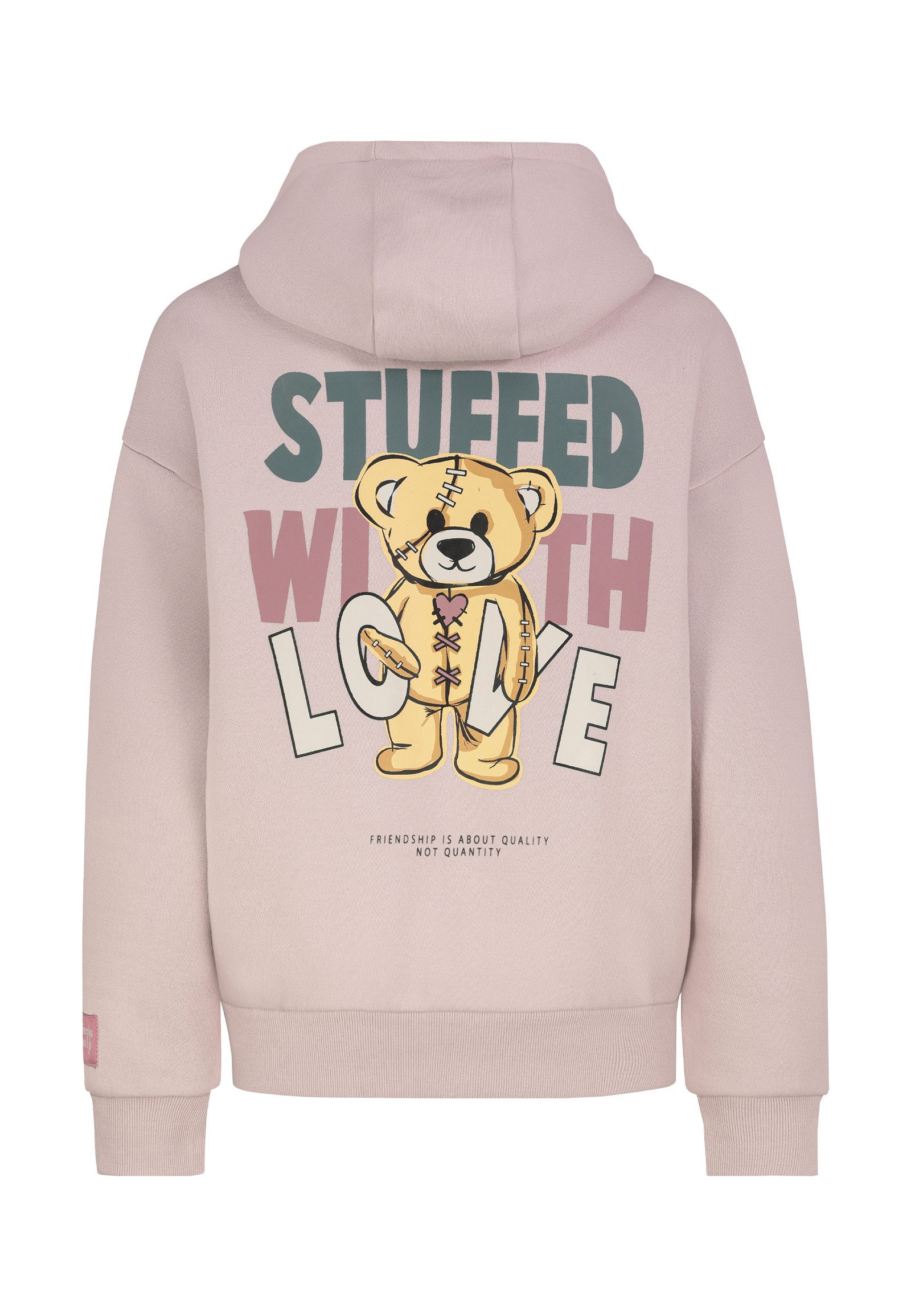 SUBLEVEL Kapuzenpullover Damen Hoodie mit schrägen Eingrifftaschen Sweater, günstig online kaufen