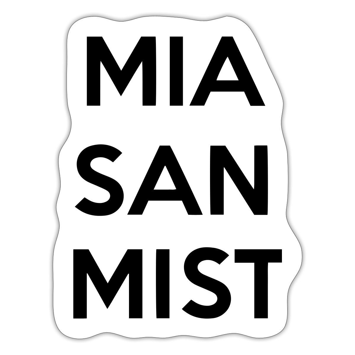 Spreadshirt NASA Classic Logo Sticker – Schwarz-Weiß Aufkleber, 10x10 Cm, Transparent Glänzend