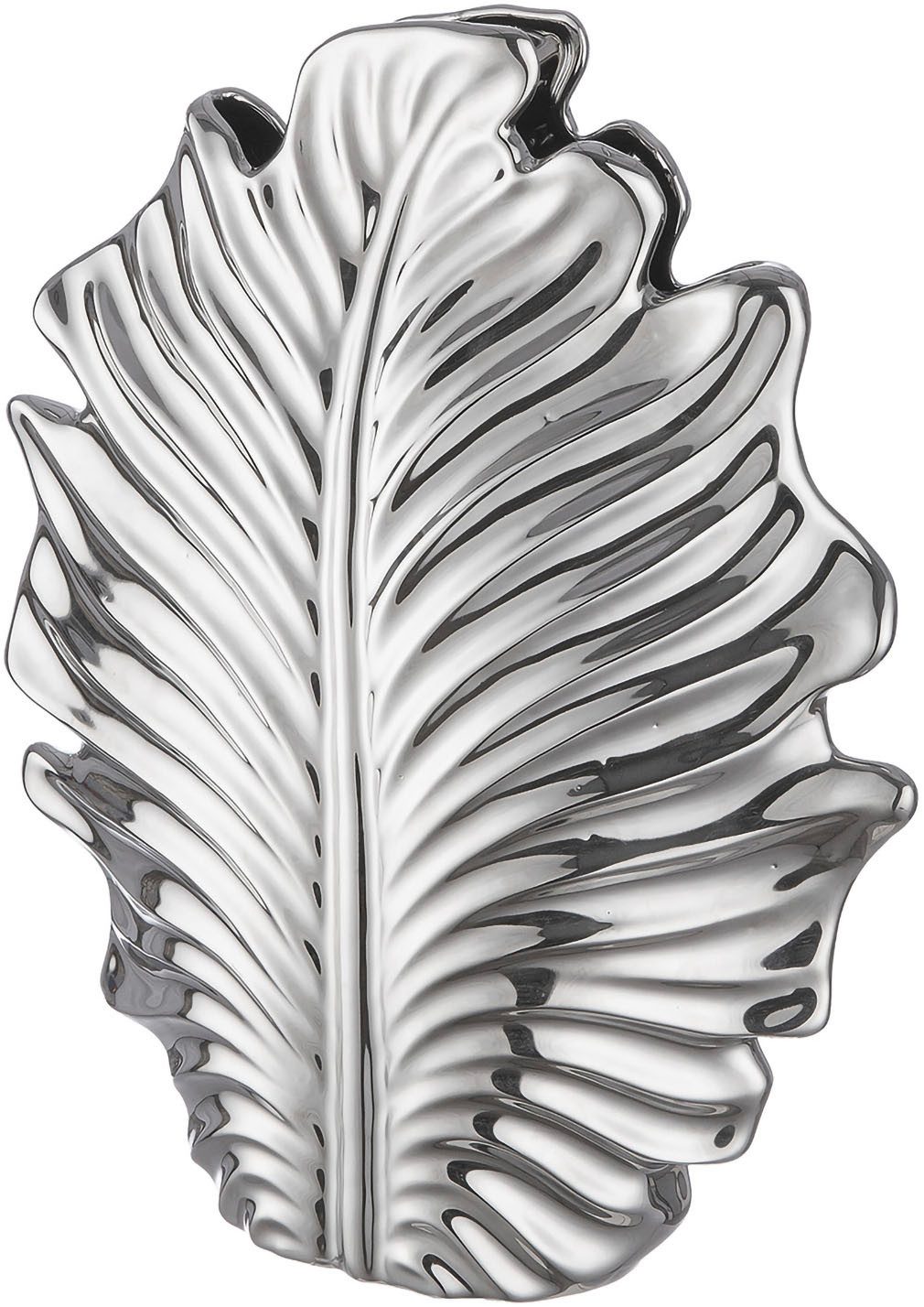 GILDE Bodenvase Vase "Monstera" H. 45 günstig online kaufen