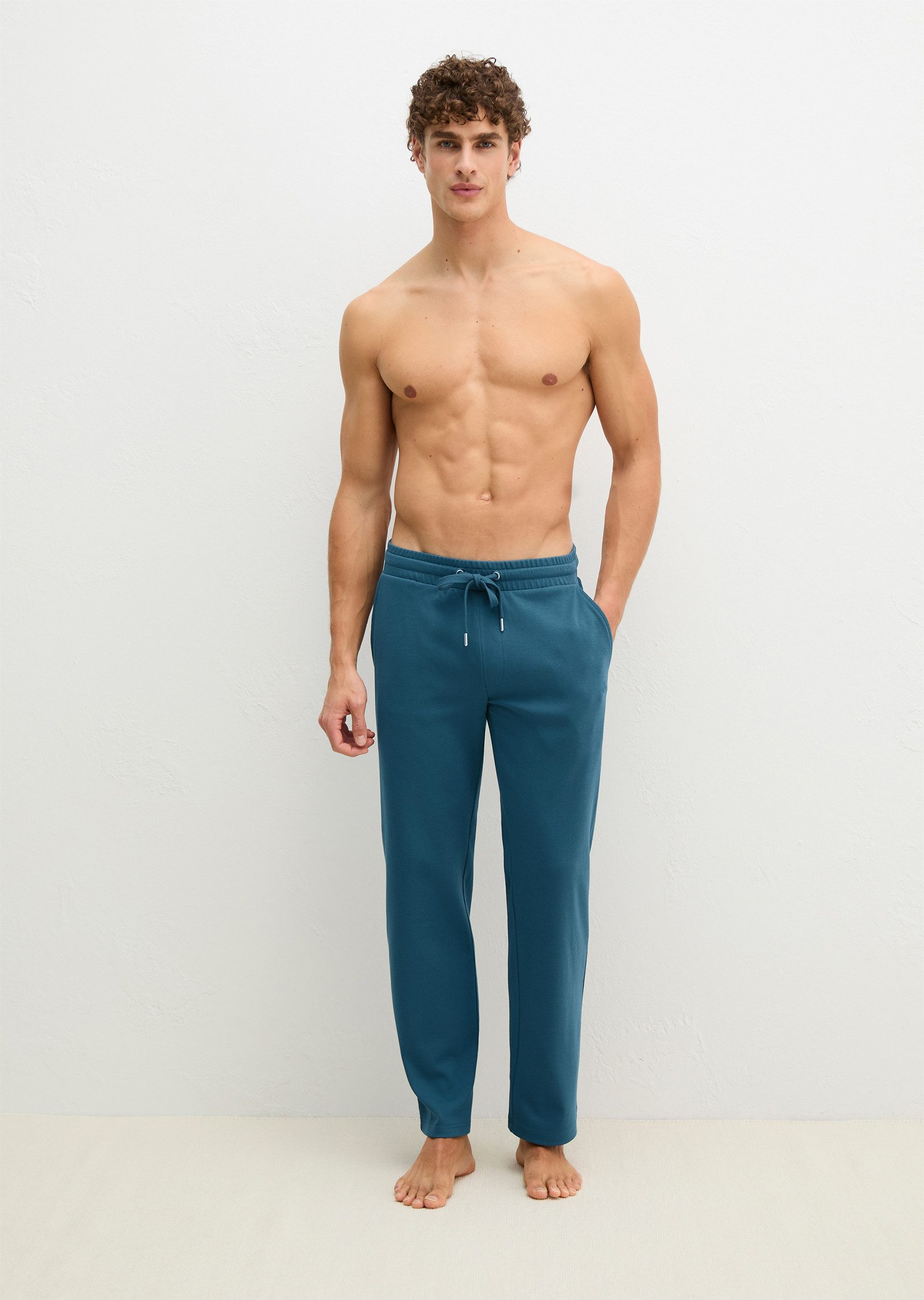 Marc O'Polo Loungehose Mix N Match Interlock mit Gummizug und Bindeband
