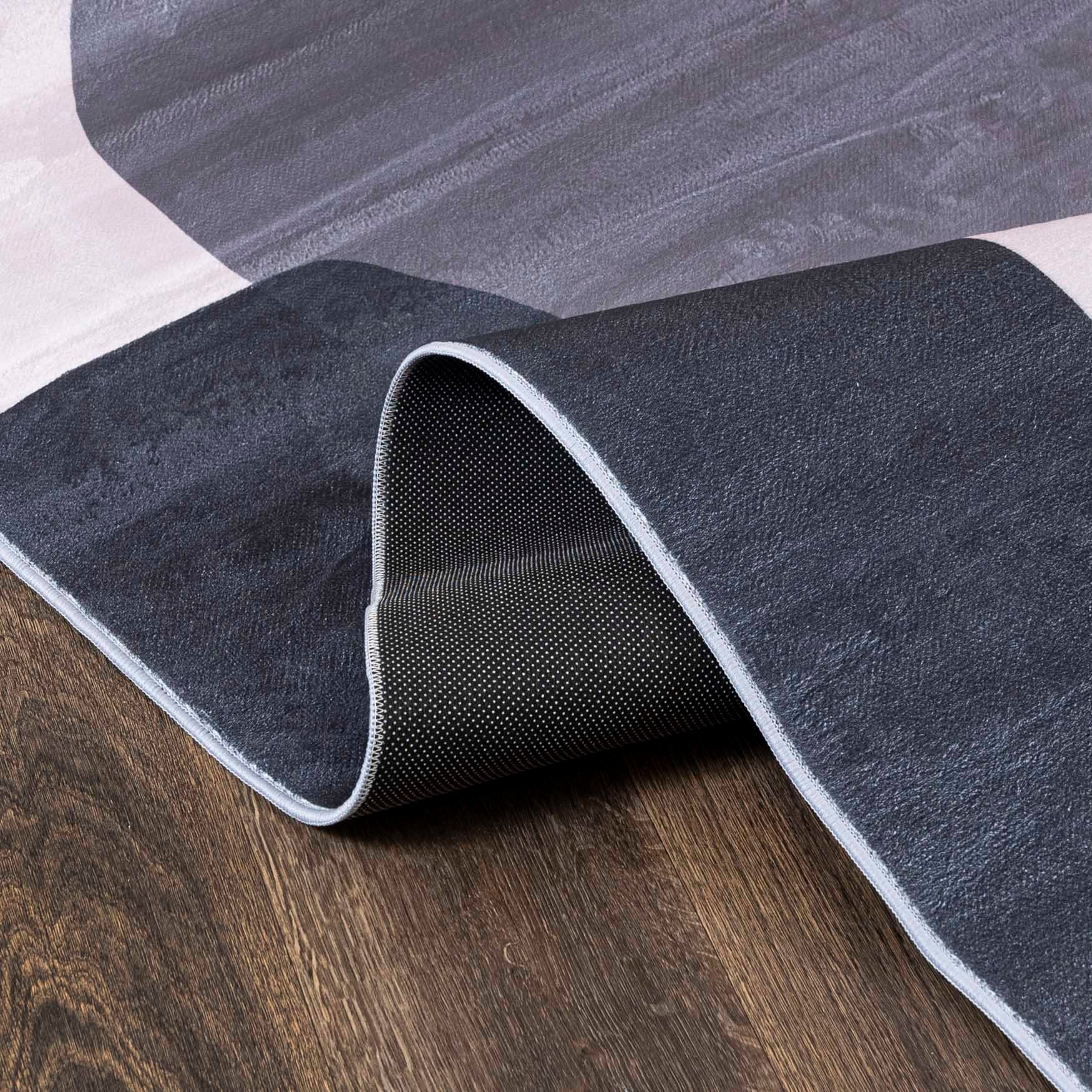 Mazovia Designteppich Modern Teppich Kurzflor Wohnzimmerteppich Japandi Sca günstig online kaufen