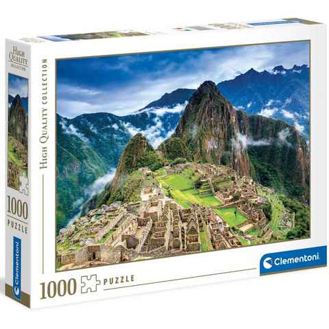 Clementoni® Puzzle High Quality Collection, Machu Picchu, 1000 Puzzleteile, Made in Europe, FSC® - schützt Wald - weltweit