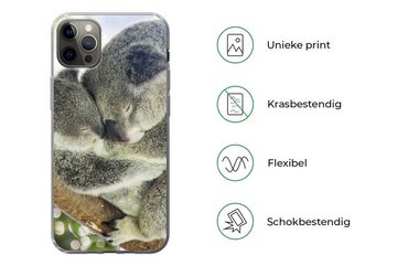 MuchoWow Handyhülle Koalas - Plüschtier - Tiere - Kinder - Jungen - Mädchen, Handyhülle Apple iPhone 12 Pro Max, Smartphone-Bumper, Print, Handy
