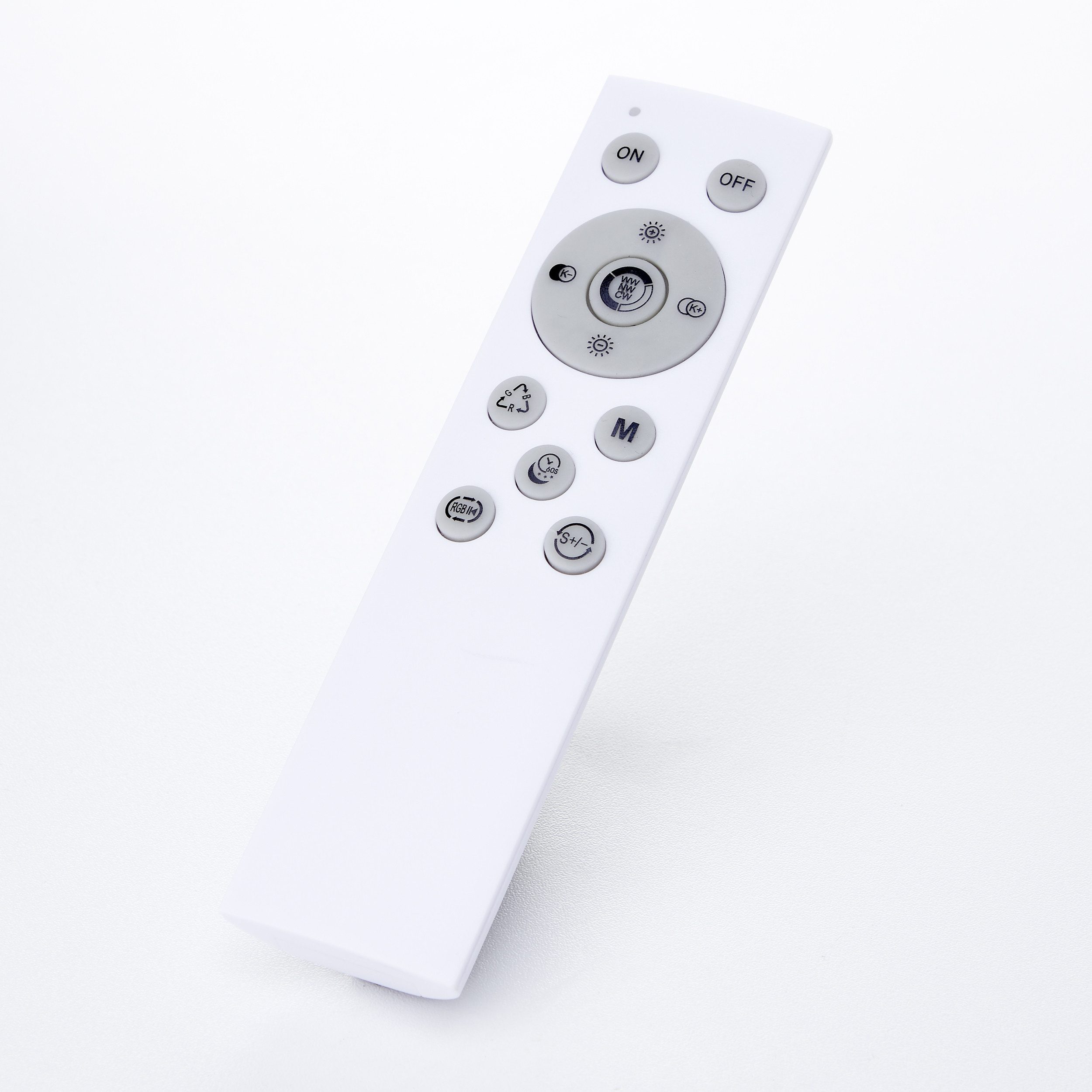 Lightbox Deckenleuchte, CCT - über Fernbedienung, LED fest integriert, warmweiß - kaltweiß, Ø 50 cm, 3600 lm, 3000-6500 K, CCT, RGB, Nachtlicht, dimmbar, weiß