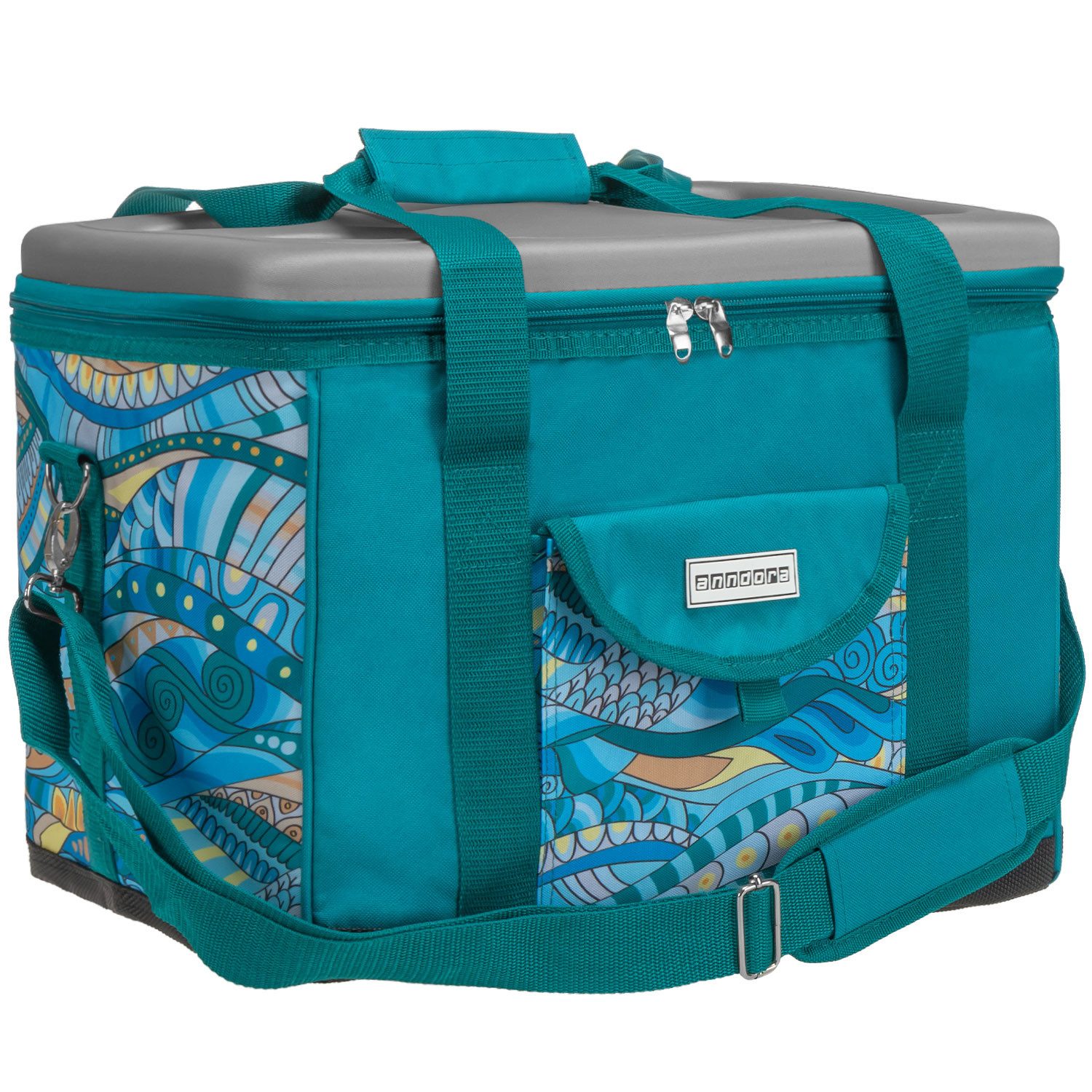 anndora Kühltasche 40 Liter Picknicktasche, 40 l, Zweiwege-Reißverschluss - wasserdichtes verschweißtes Innenfutter – Bild 2 von 5