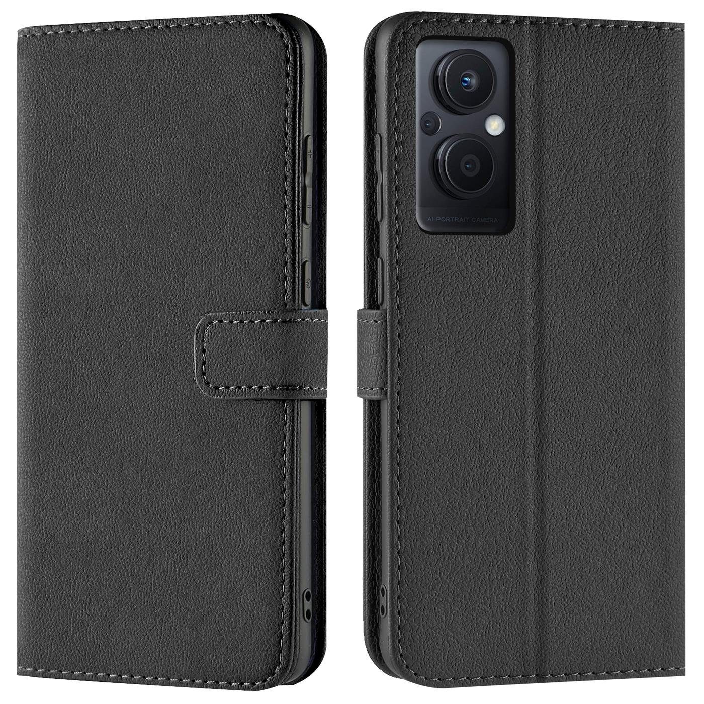 CoolGadget Handyhülle Wallet Klapp Tasche Book Case für OPPO Reno 8 Lite 5G 6,43 Zoll, Hülle Klapphülle Flip Cover Etui Schutzhülle