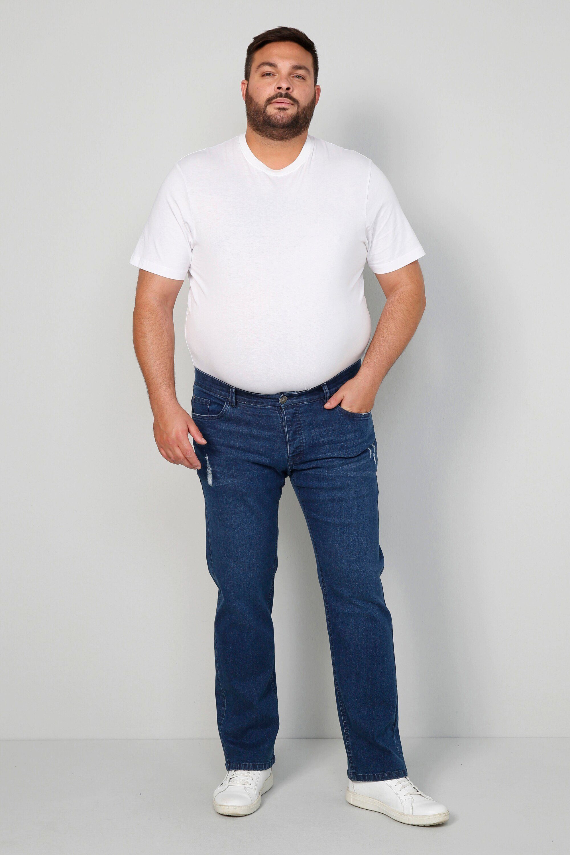 Men Plus 5-Pocket-Jeans Jeans Spezialschnitt blue stone