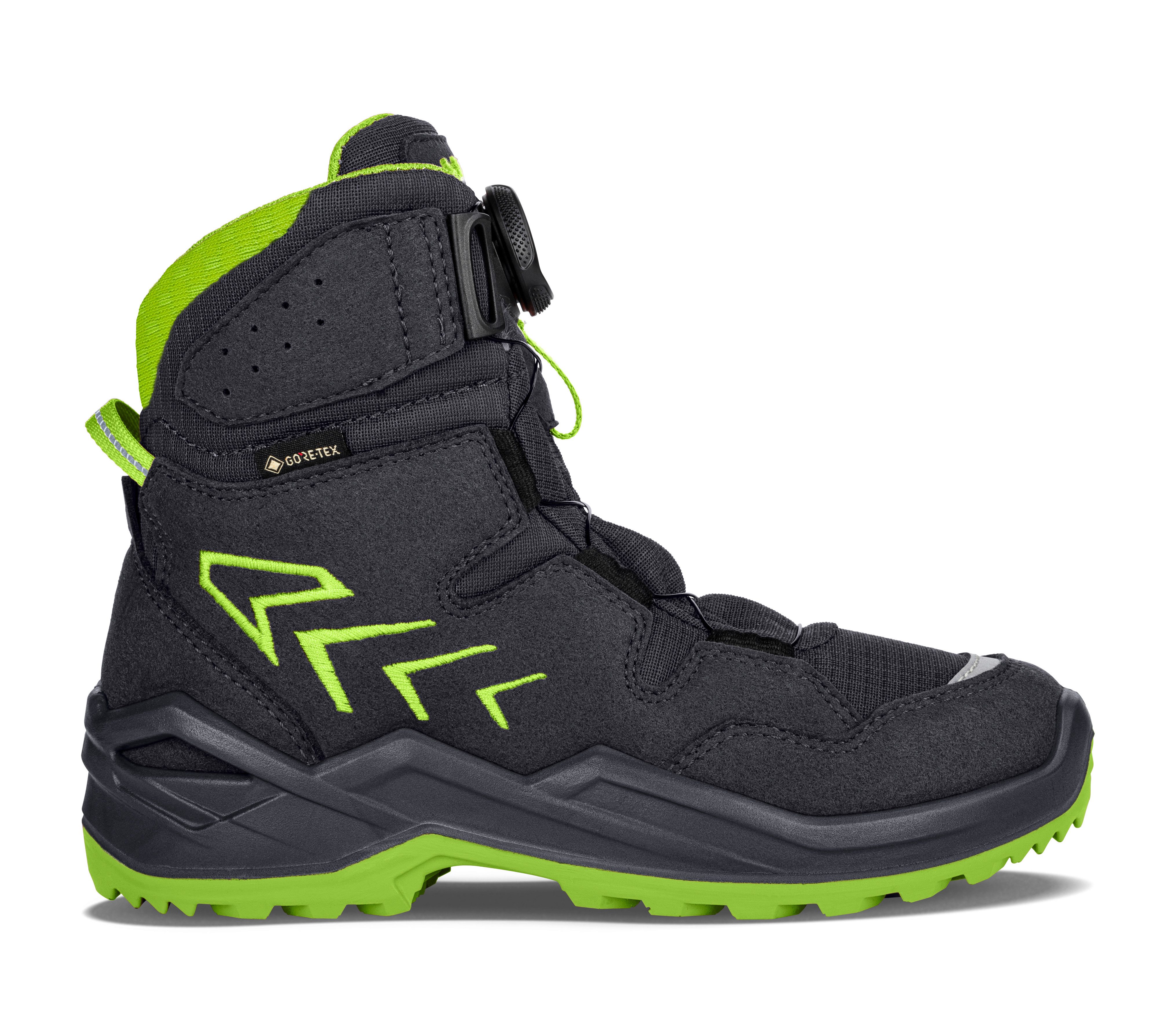 Lowa FIRO GORE-TEX HI JR Winterstiefel Winterschuhe, Winterboots, wasserdicht, gefüttert, mit Drehverschluss