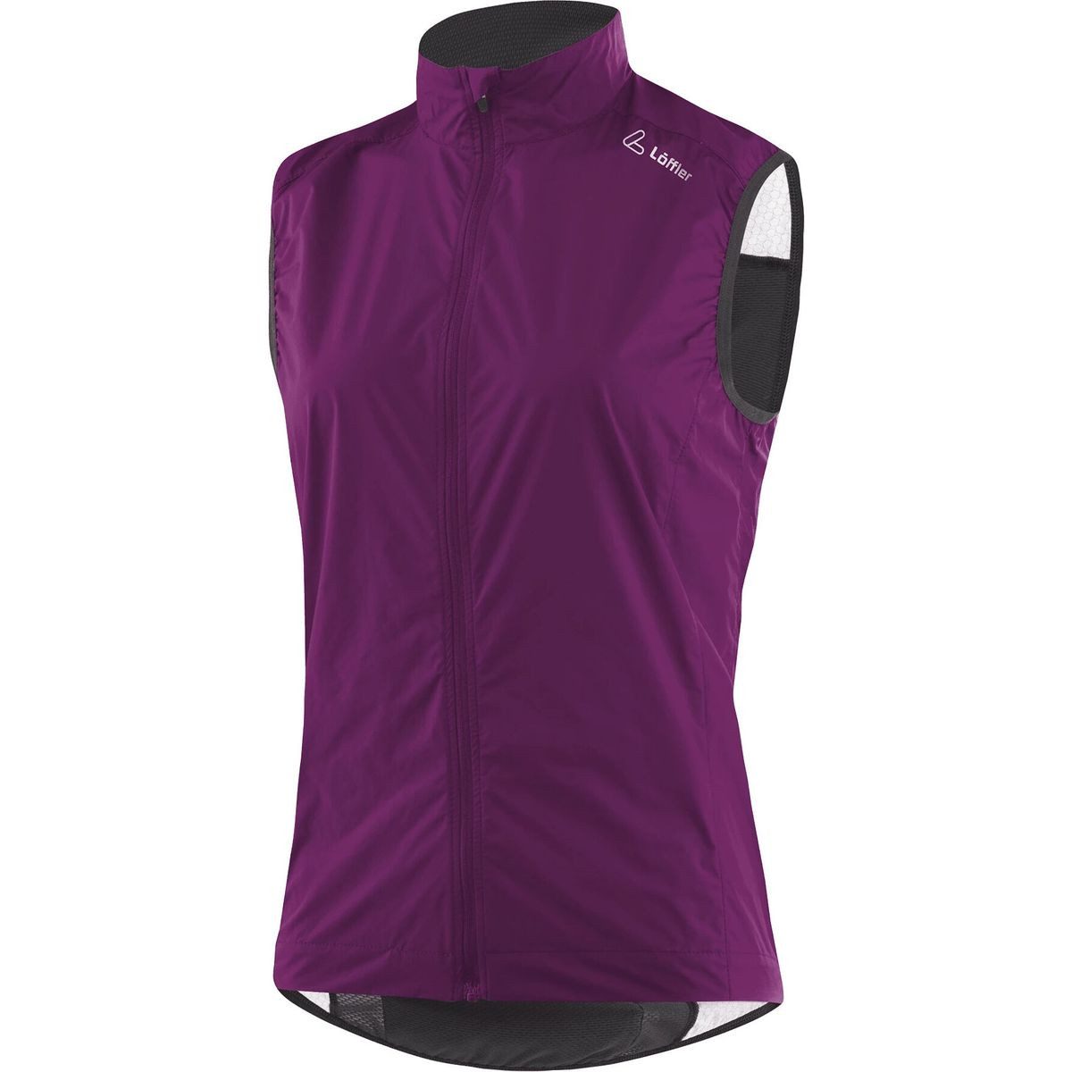 Löffler Funktionsweste Women Bike Vest CF WPM Pocket Extrem leichte, wind- und wasserabweisende Radweste mit optimaler