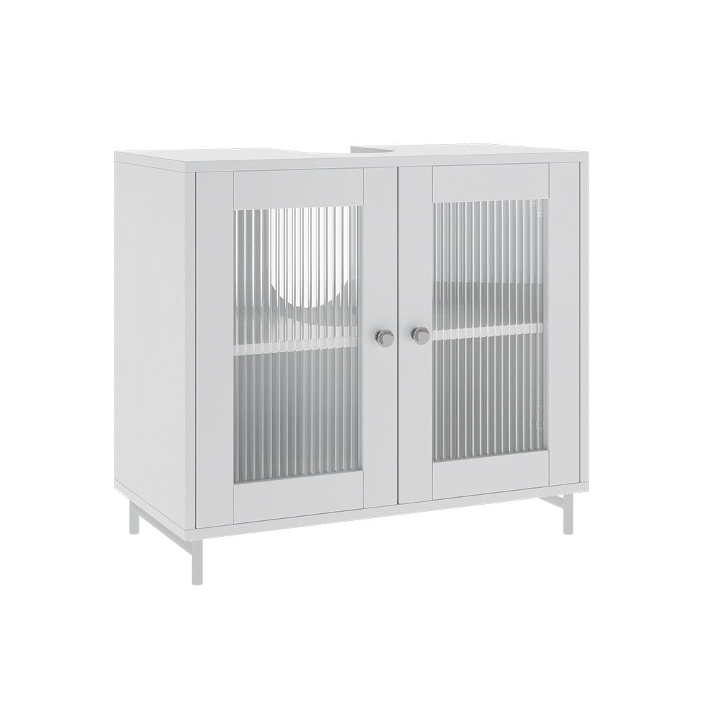 Vicco Waschbeckenunterschrank Malte Weiß 60 x 58 cm günstig online kaufen