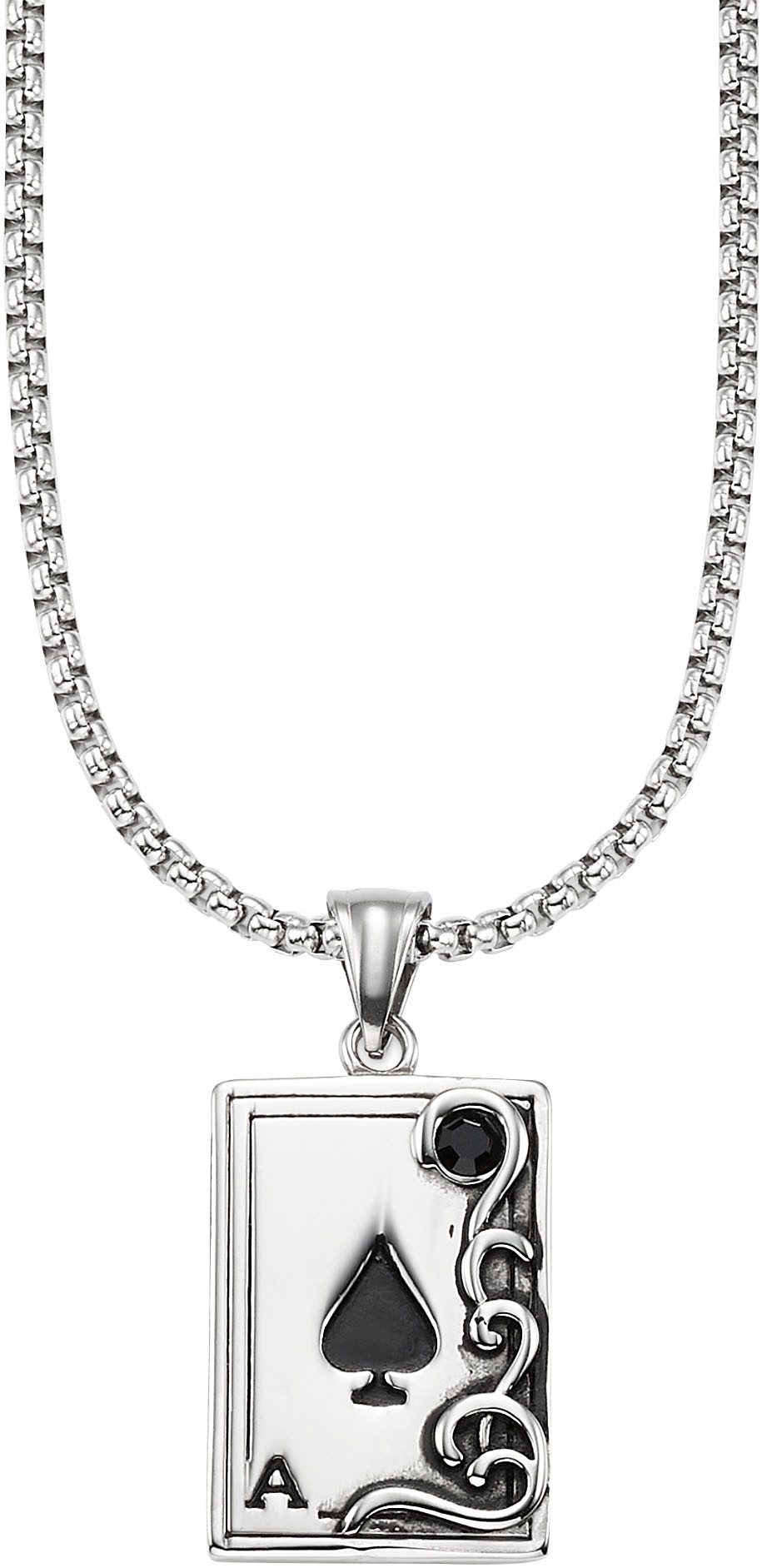 Bruno Banani Kette mit Anhänger Schmuck, mit Glasstein günstig online kaufen