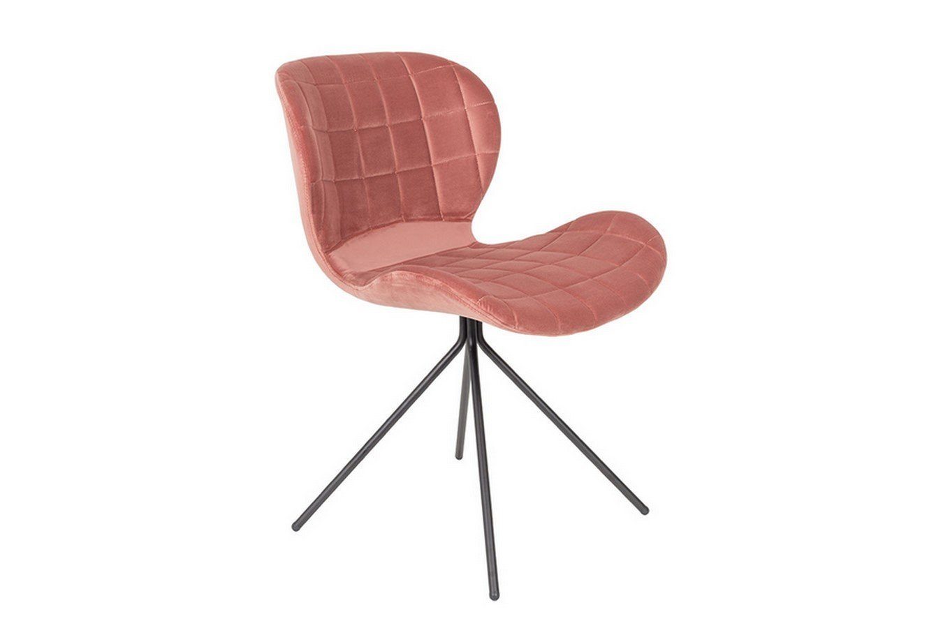 Stuhl Esszimmerstuhl OMG Samt old pink