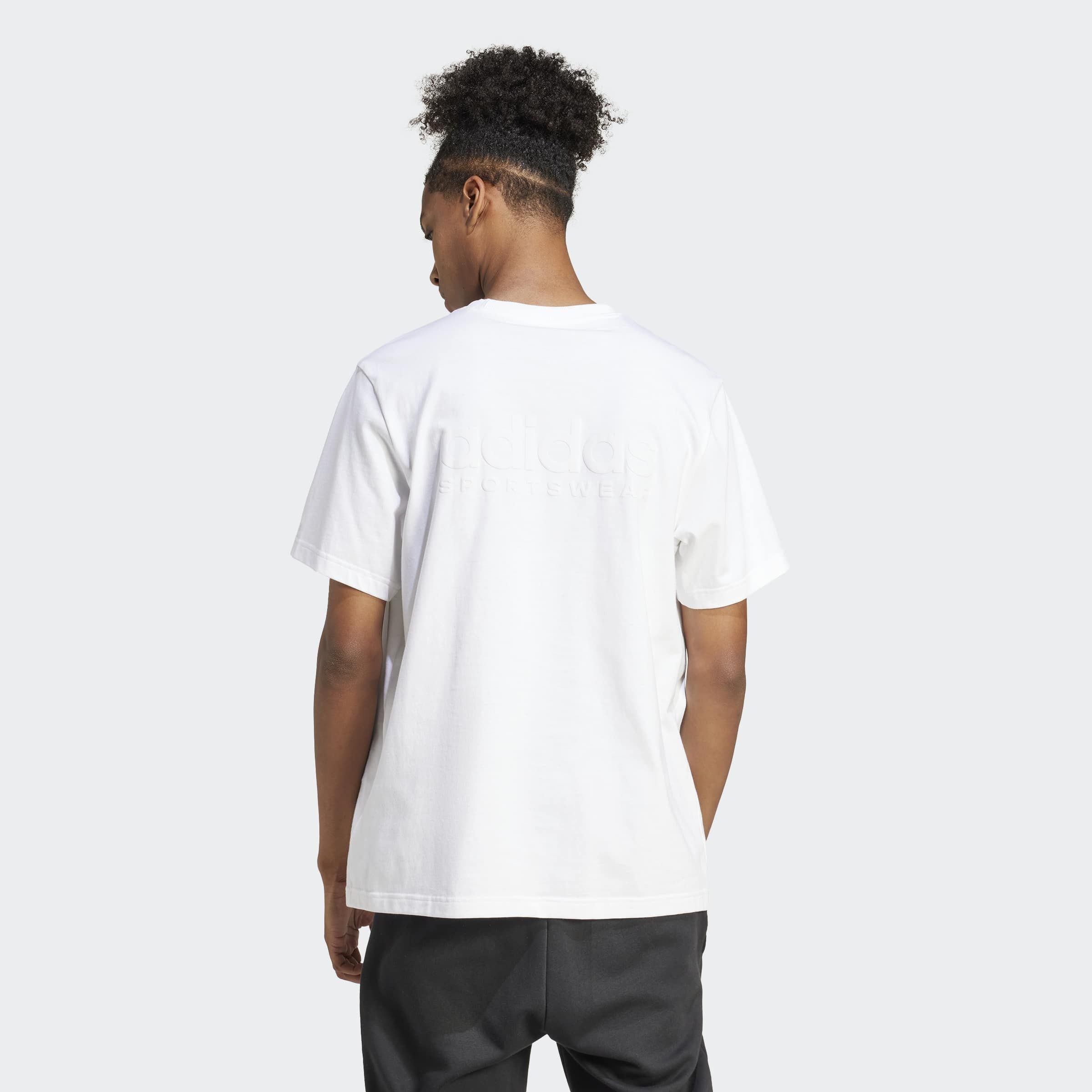 adidas Sportswear T-Shirt ALL SZN GRAPHIC Grafik als Schaumprint auf der Rückseite