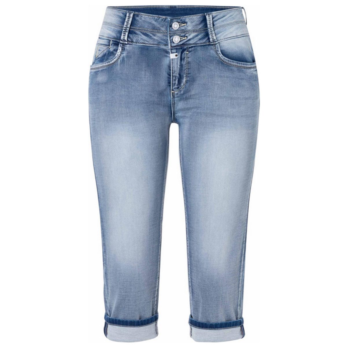 TIMEZONE Caprijeans EnyaTZ - aqua blue günstig online kaufen