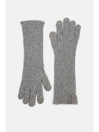 Esprit Strickhandschuhe »Mit RWS Wolle: Handschuhe aus Strick«