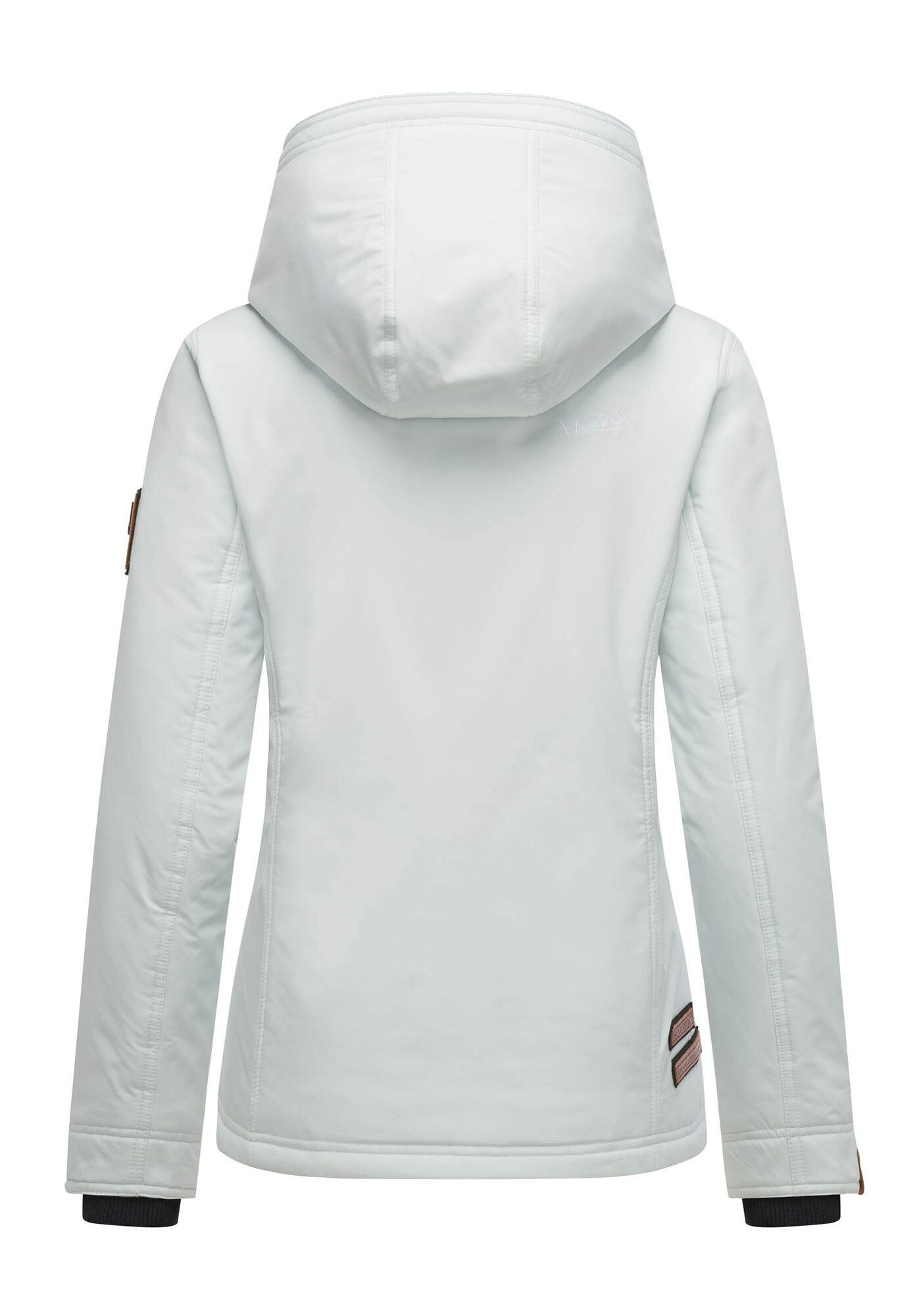 Marikoo Outdoorjacke Brombeere Sportliche Übergangsjacke mit Kapuze und schützendem Kragen – Bild 4 von 5