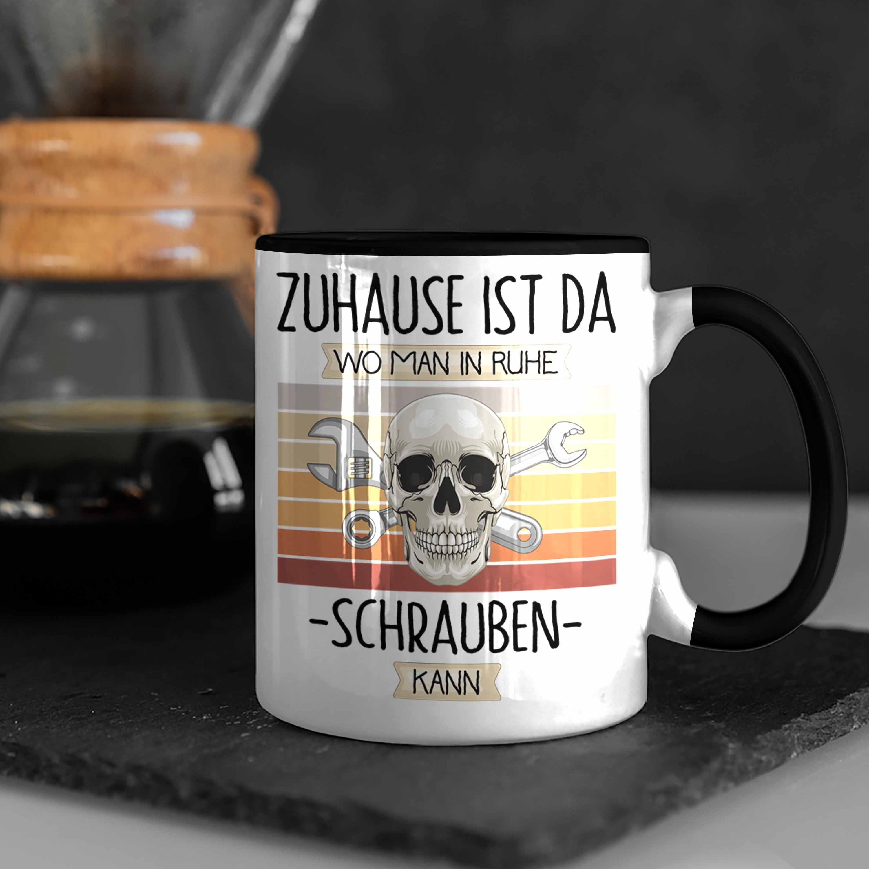Geschenkidee KFZ Schwarz Geschenk Ist Lustiger Trendation Tasse Zuhause Tasse Spruch Mechaniker