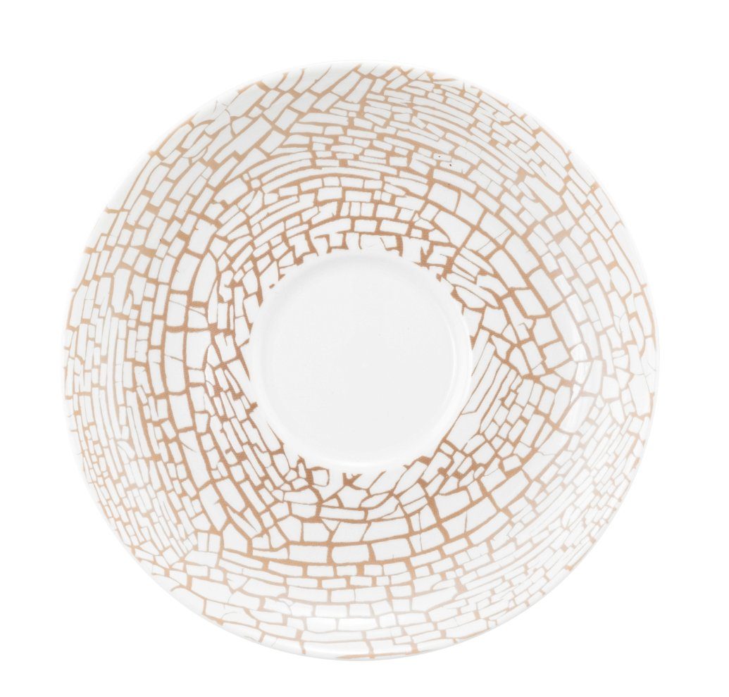 Seltmann Weiden Untertasse Liberty Krakelee Teeuntertasse 13 cm, Untertasse Krakelee Struktur