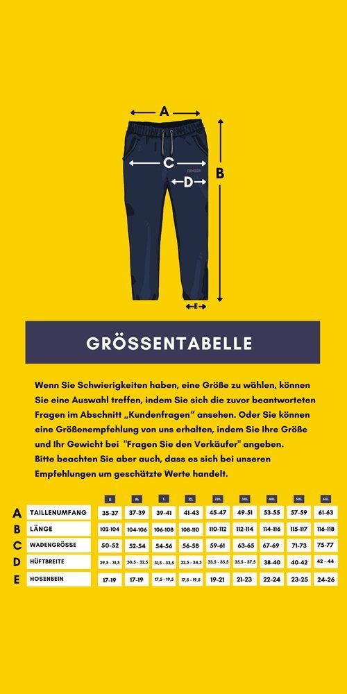 (1-tlg) Sweathose Jogginghose Sporthose Herren Hellgrau COMEOR
