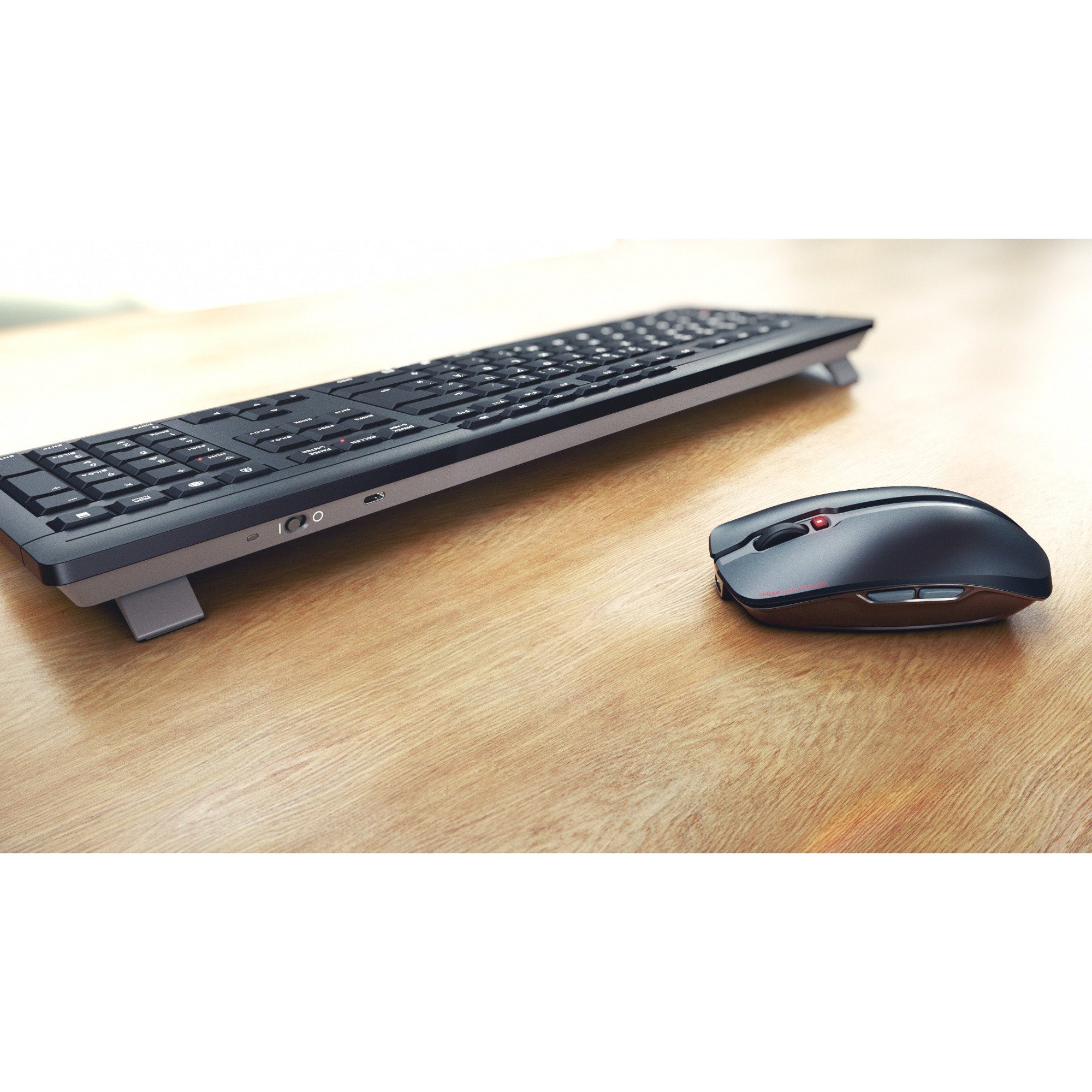 Tastatur- STREAM Maus-Set DESKTOP RECHARGE, und Desktop-Set Cherry CHERRY