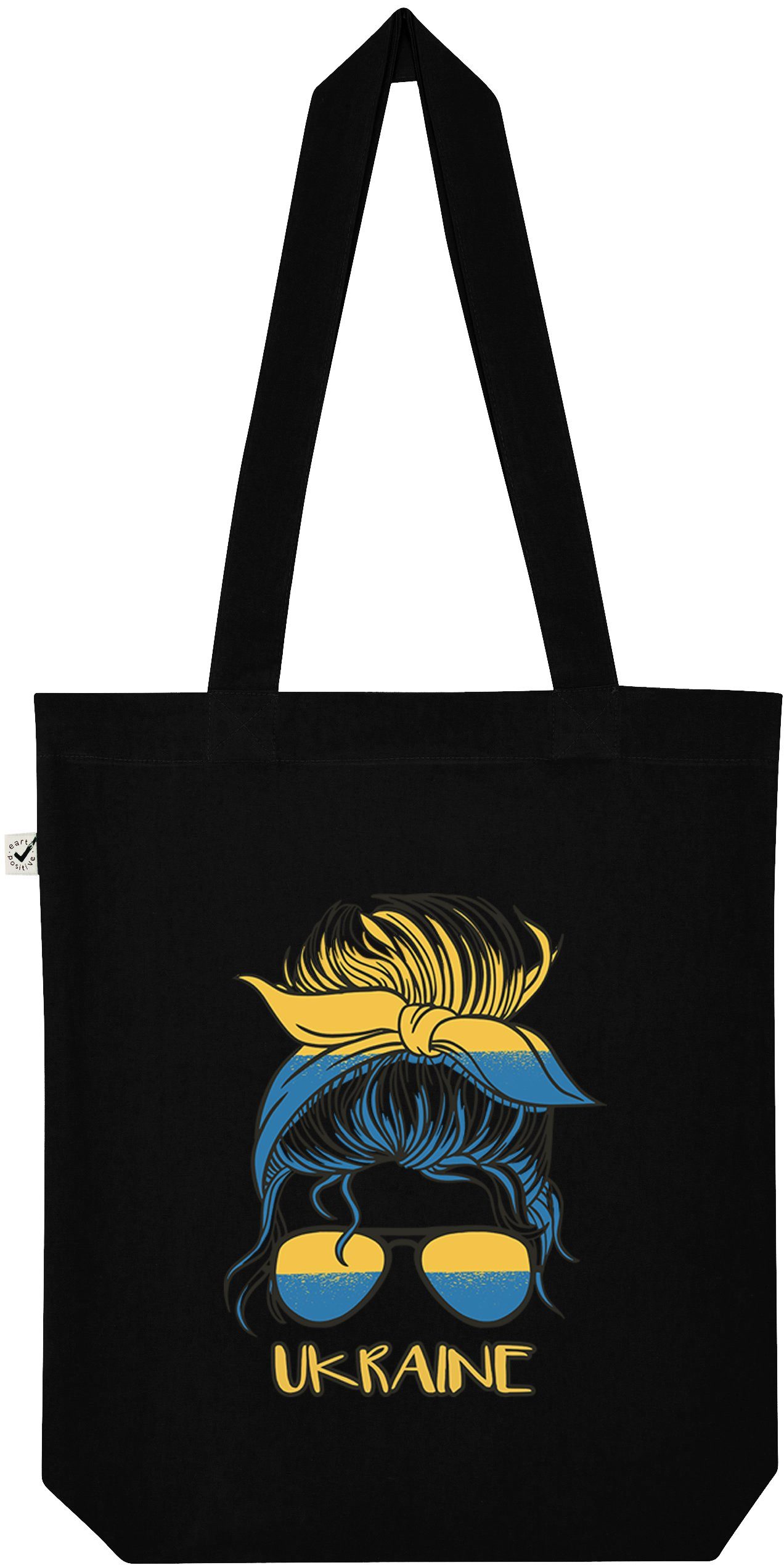 Youth Designz Tragetasche Ukraine Flagge Jutebeutel günstig online kaufen