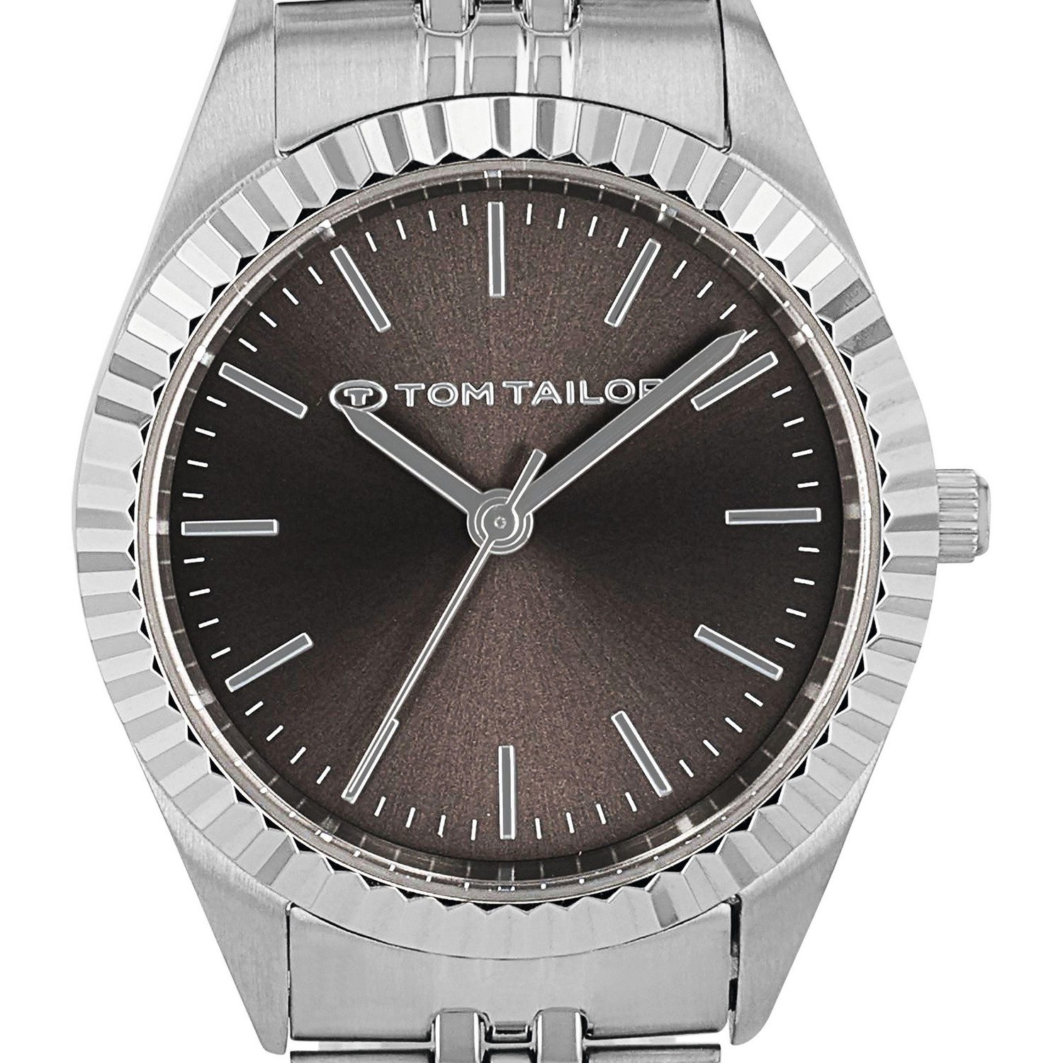 TOM TAILOR Quarzuhr 2100513, Armbanduhr, Damenuhr, Edelstahlarmband, analog