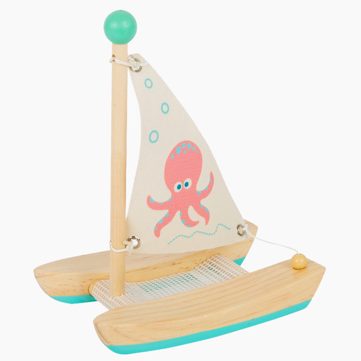 Small Foot Kinderspielboot Wasserspielzeug Katamaran Oktopus günstig online kaufen