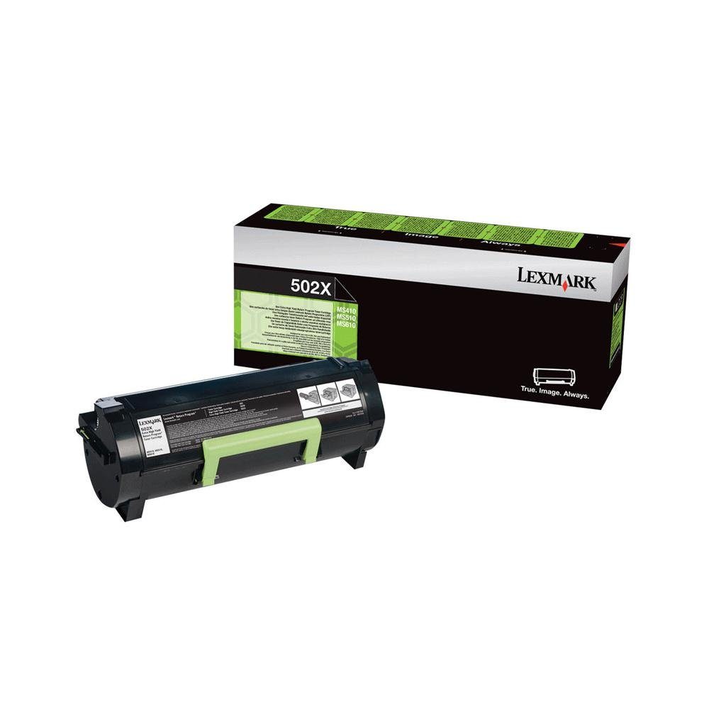 Lexmark Tonerpatrone 502X Toner schwarz