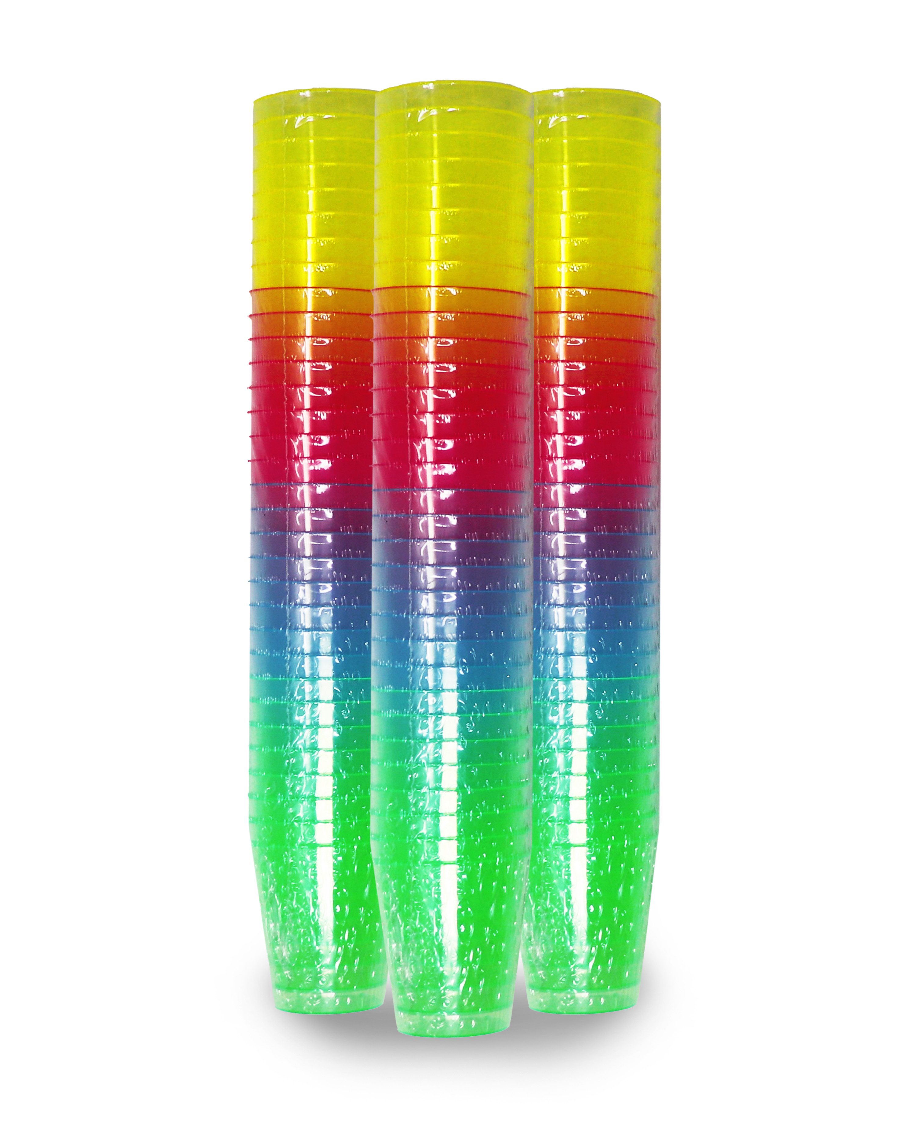 Tasse Schnapsglas Shotglas Set aus PP 160 Stück 4-farbig sortiert