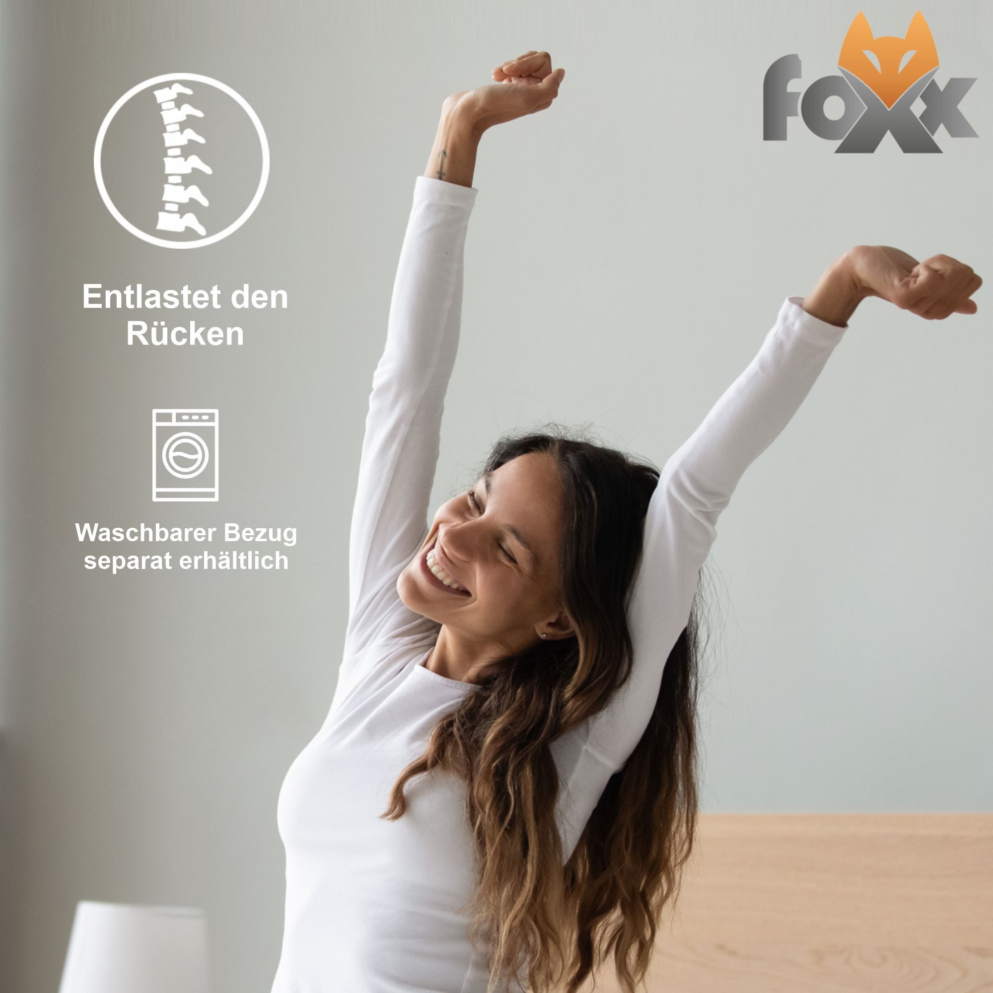 Foxx Polsterhocker Bandscheibenwürfel Stufenbett/Lagerungswürfel, [40x35x30 günstig online kaufen