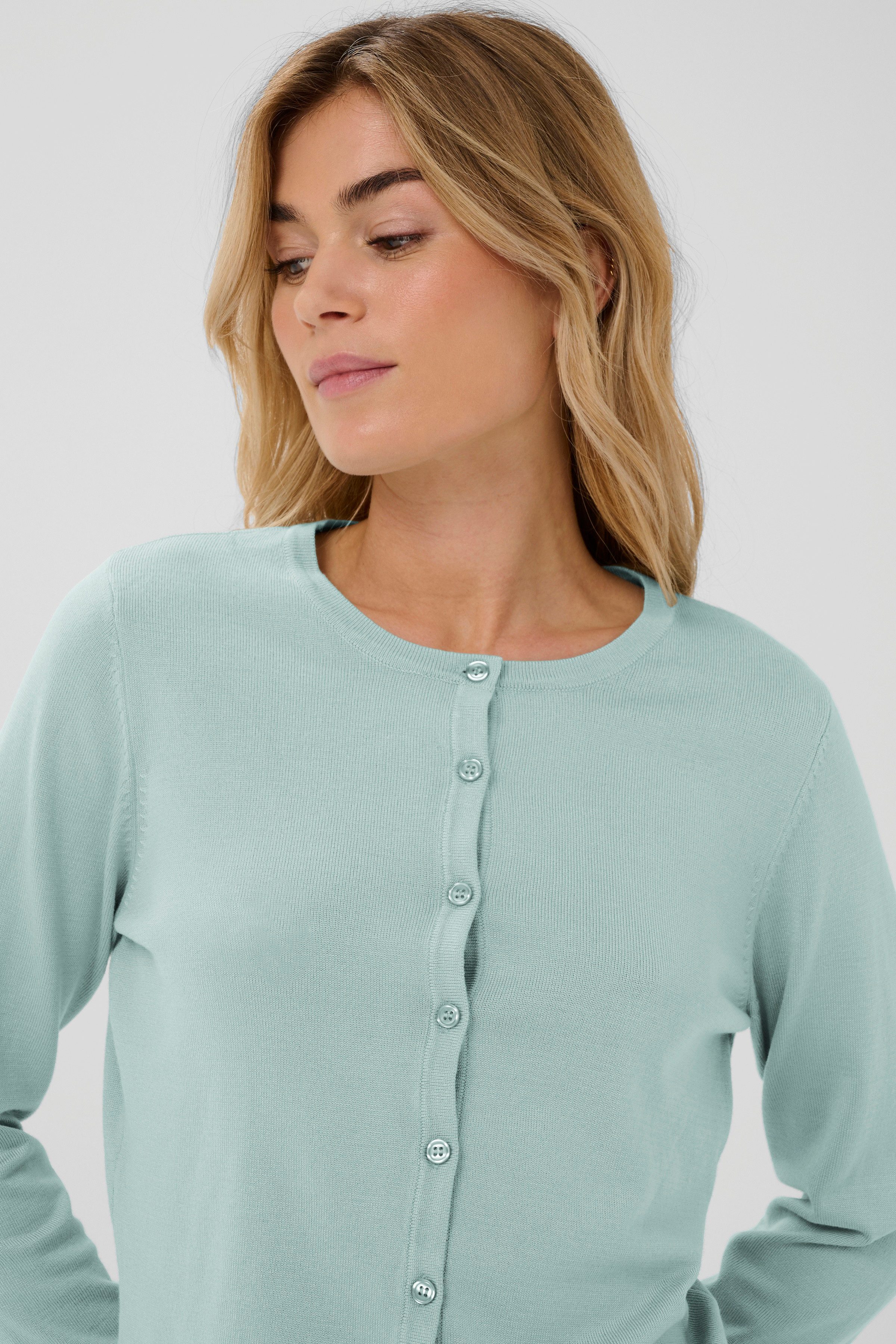 Saint Tropez Strickjacke A8661, MilaSZ R-Neck Cardigan Viskosemischung, Classic fit