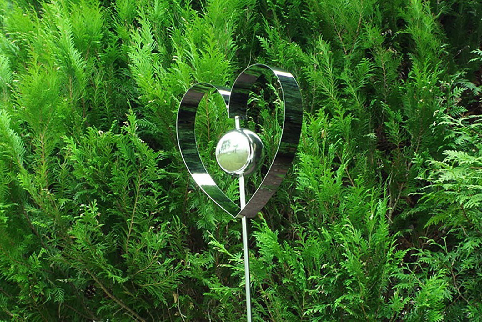 Dekostecker Herzform HEART Kobolo in 127 cm Gartenstecker