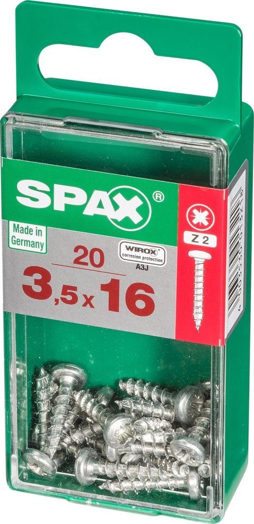 20 16 Holzbauschraube 20 Universalschrauben - x SPAX 3.5 TX mm Spax