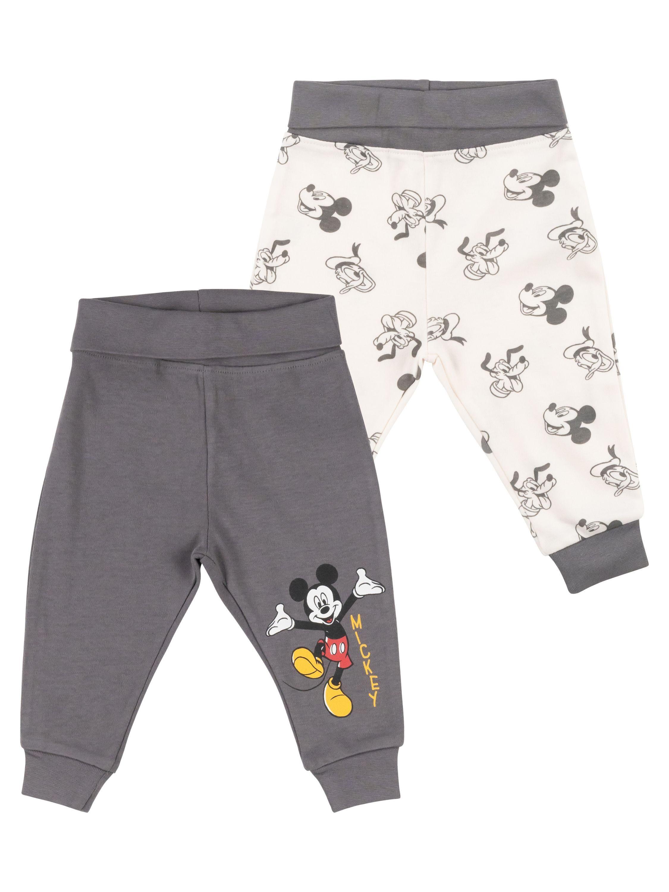 United Labels® Stoffhose Disney Mickey Mouse Baby Hose Babyhose Babykleidung (2er Pack)
