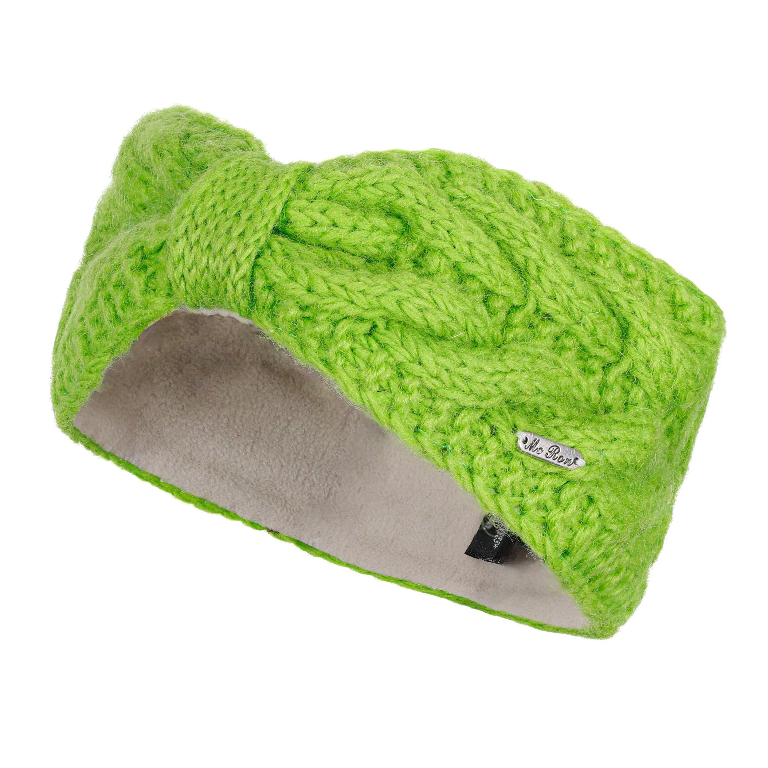 McRon Stirnband Modell Isla mit Fleece gefüttert