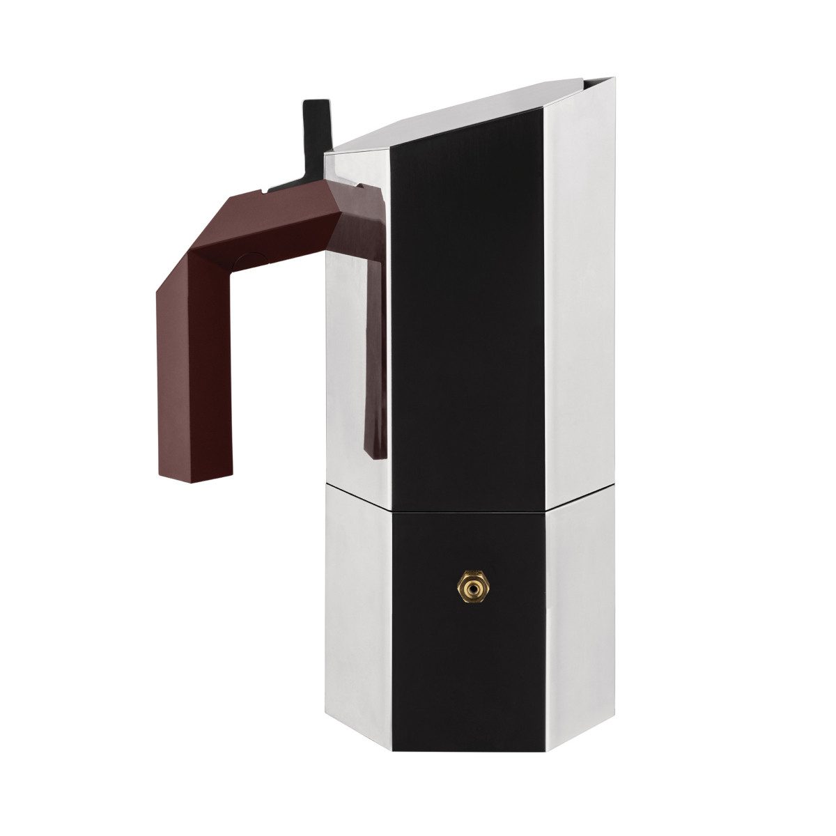 Alessi Espressokocher, 0.30l Kaffeekanne, Für alle Herdarten inkl. Induktion, mit Reduktionsfilter für 3 Tassen