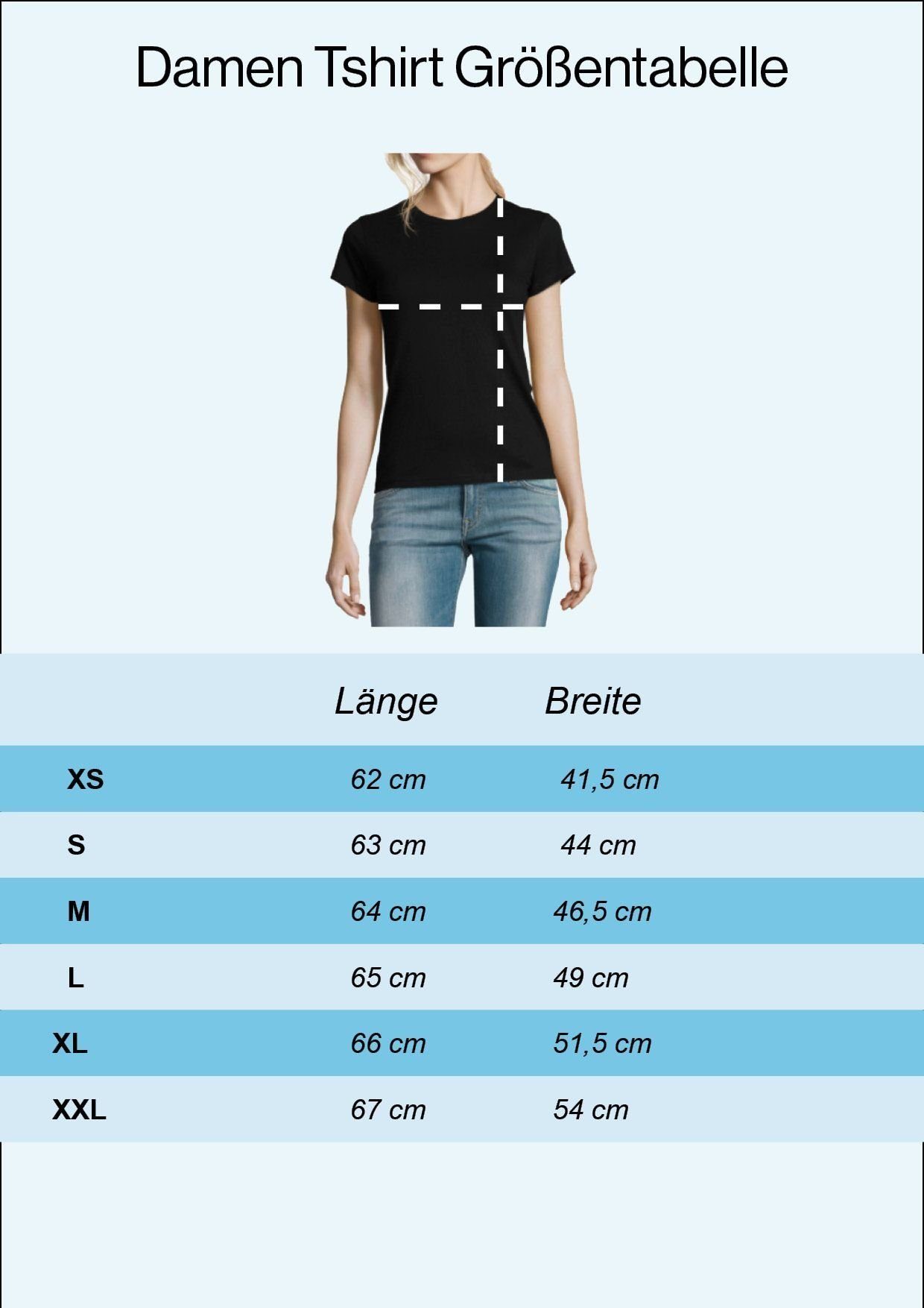 Youth Print-Shirt Designz T-Shirt Damen Schwarz print mit modischem Neinhorn