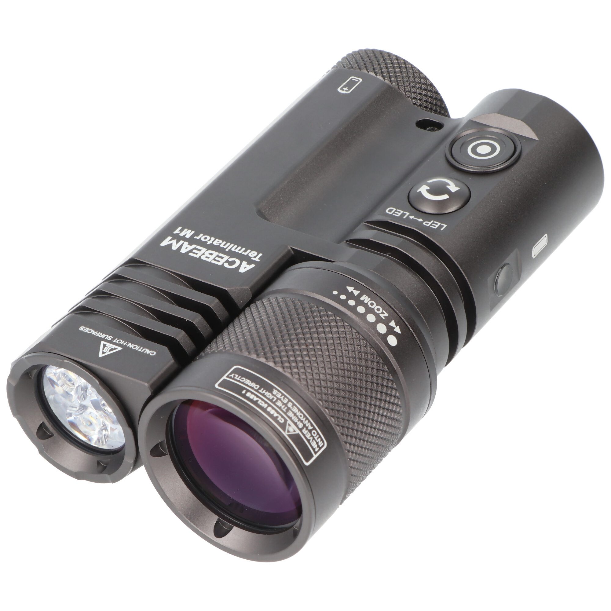 Acebeam LED Taschenlampe AceBeam Terminator M1 Dual LEP-Laser und LED-Taschenlampe, 2.300 Lume