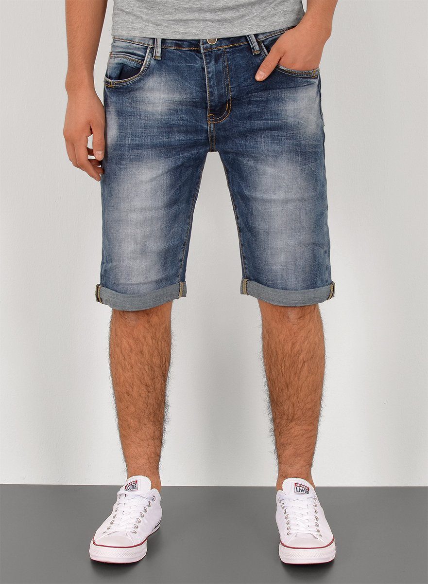 ESRA Jeansshorts Herren kurze Jeanshose mit günstig online kaufen