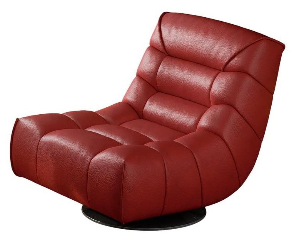 Xlmoebel Loungesessel Luxuriöser roter Sessel im modernen Design für Ihr Wohnzimmer (1-St., Loungesessel), Made in Europa