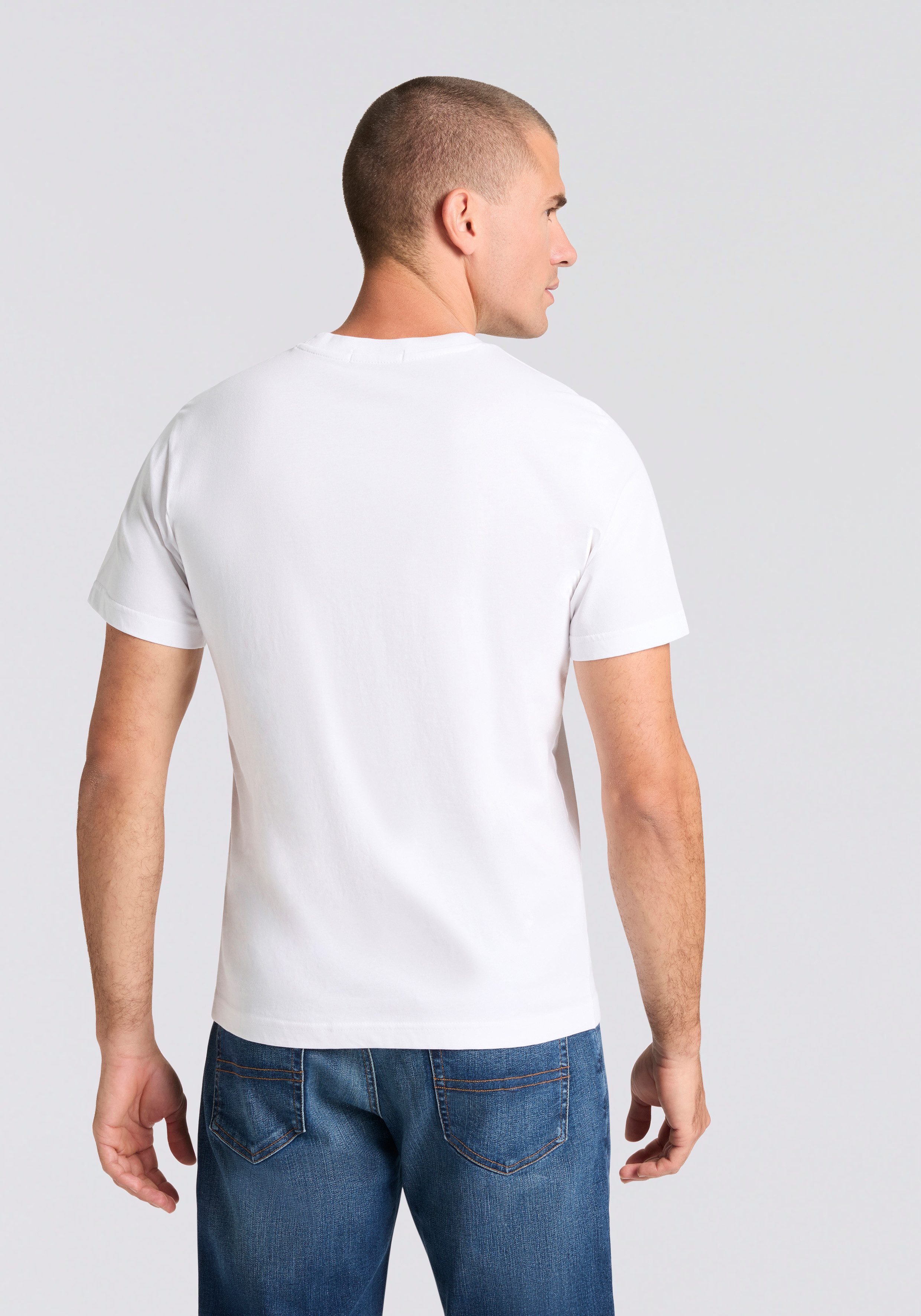 Replay T-Shirt Kontrastfarbener Replay- Druck günstig online kaufen