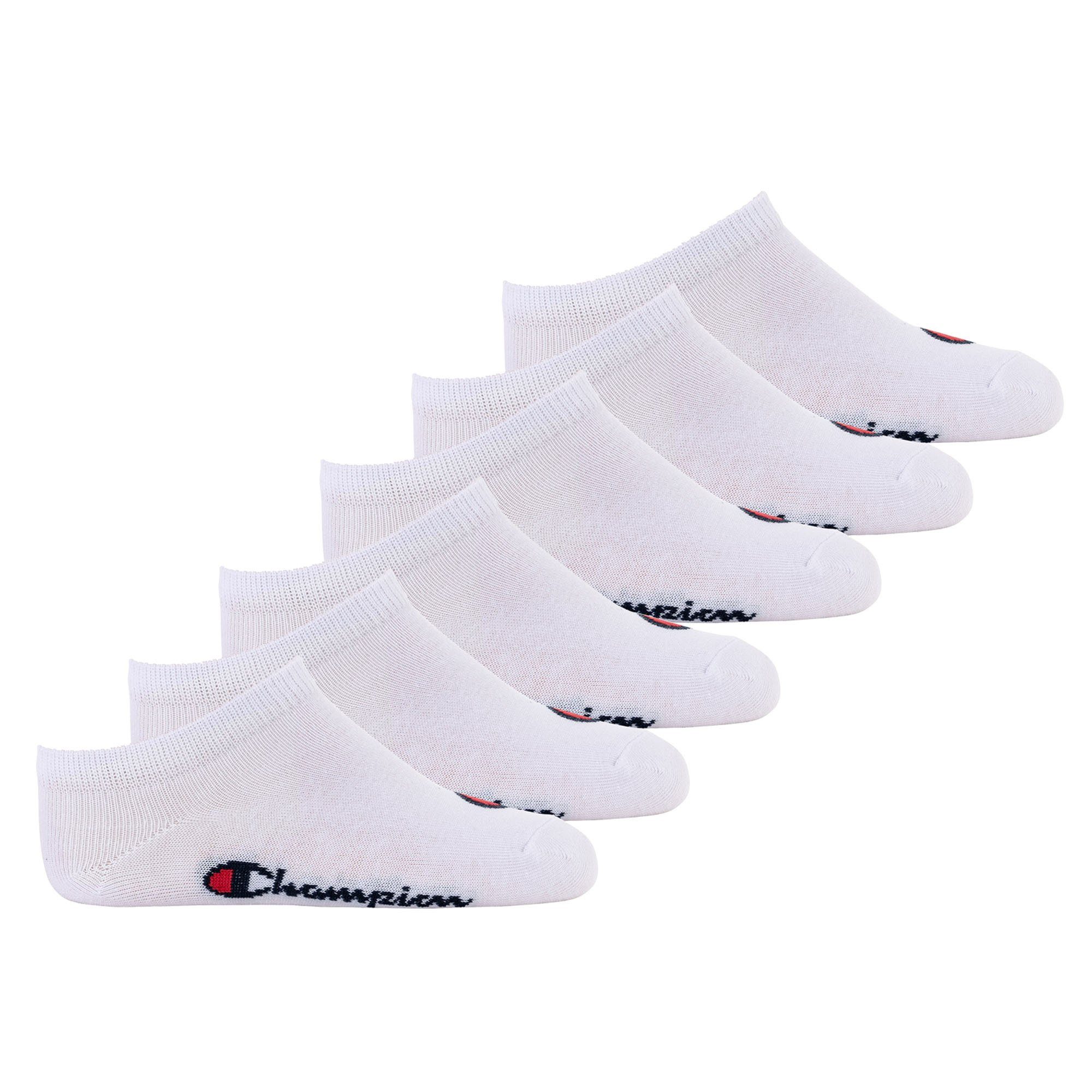 Champion Freizeitsocken Kinder Socken, 6er Pack- Crew Socken, einfarbig Weiß