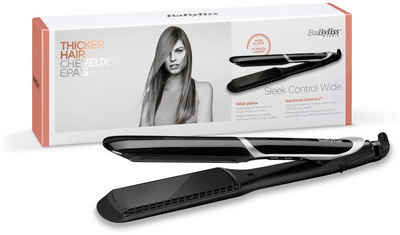 BaByliss Випрямляч для волосся ST397E Sleek Control Wide Titanium-Keramik-Beschichtung, Випрямляч для волосся mit breiten Platten