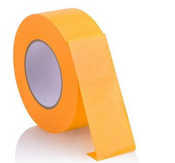 BAYLI Kreppband 8 x Rollen - Profi Goldband Klebeband 50 m Rolle x 60 mm - Malerband