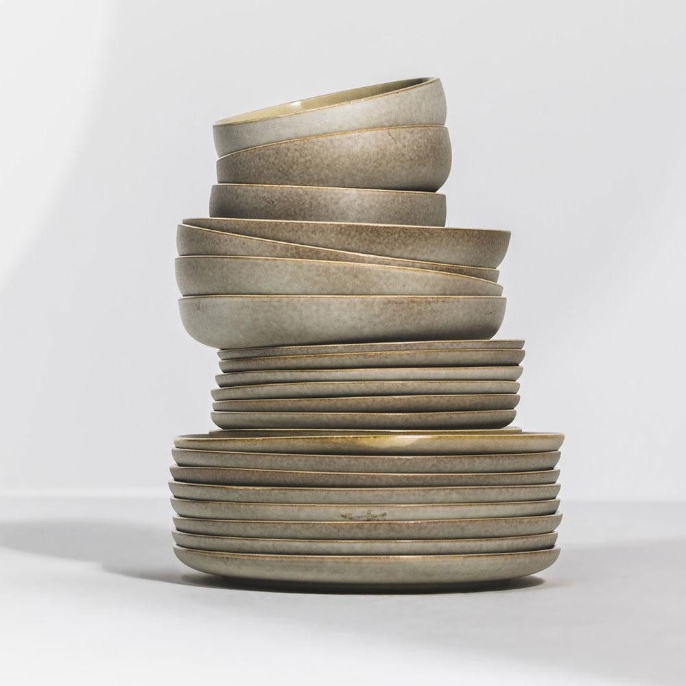 Rivièra Maison Schüssel Müslischale Sevran Bowl Grün (16,5cm)