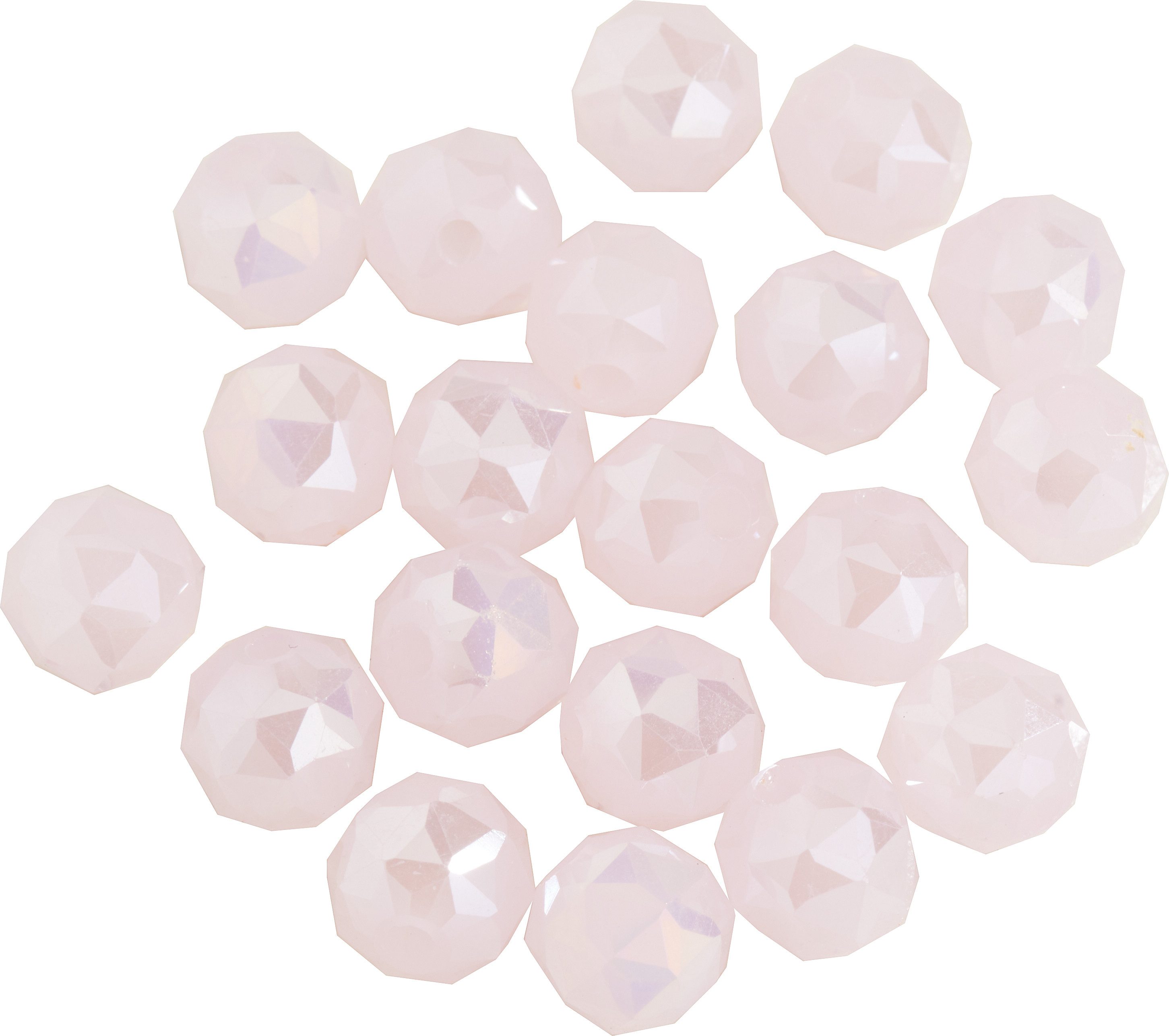 Pracht Bastelperlen Glasschliffperle Rund, (20-tlg), Ø 6 mm, 20 Stück