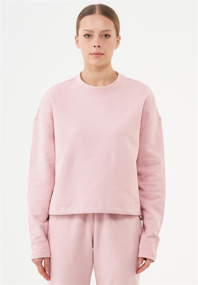 ORGANICATION Sweatshirt Seda-Women's Loose Fit Sweatshirt in Dusty Pink