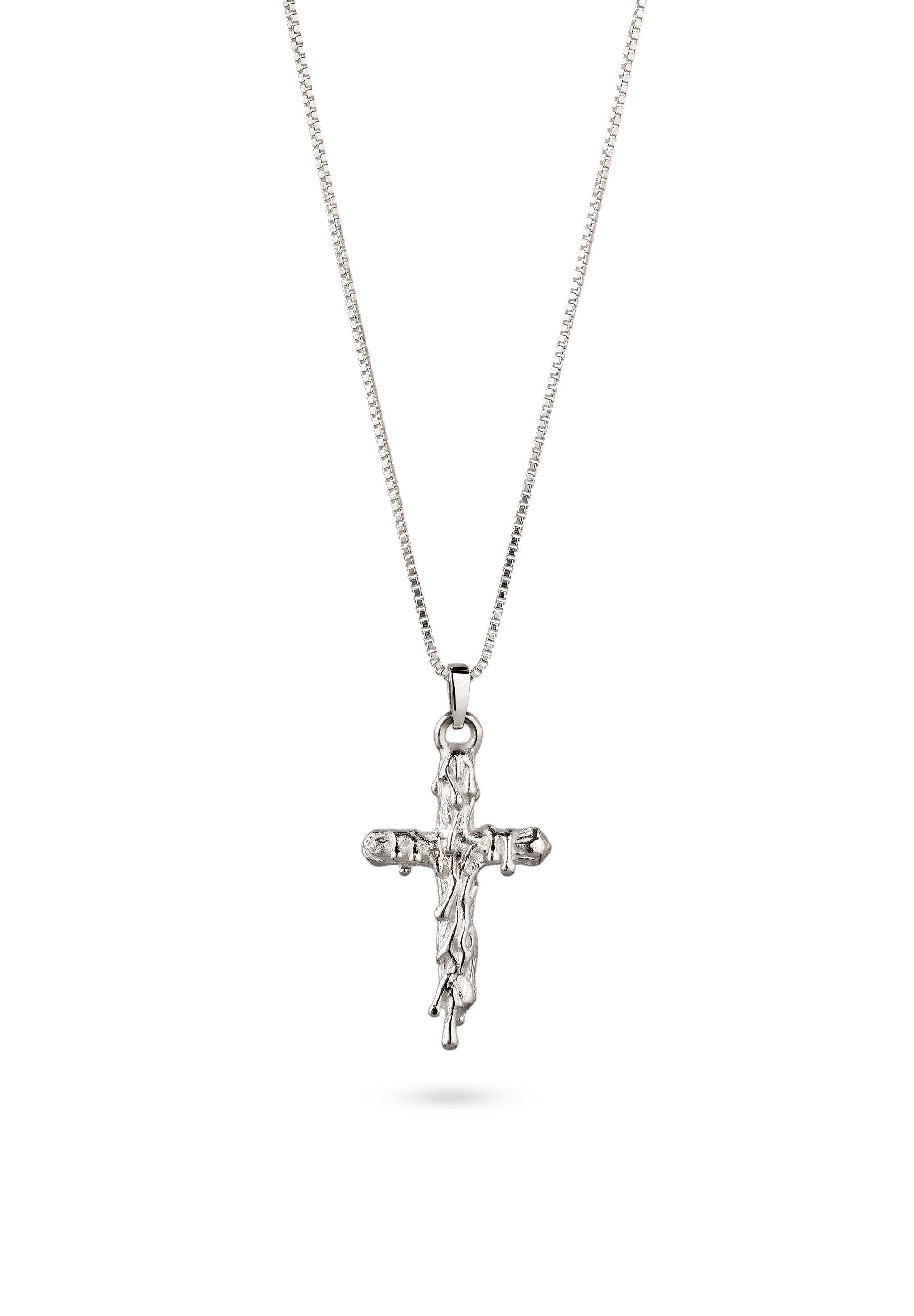 Kette mit Anhänger Anhänger Kreuz 925 Sterling Silber