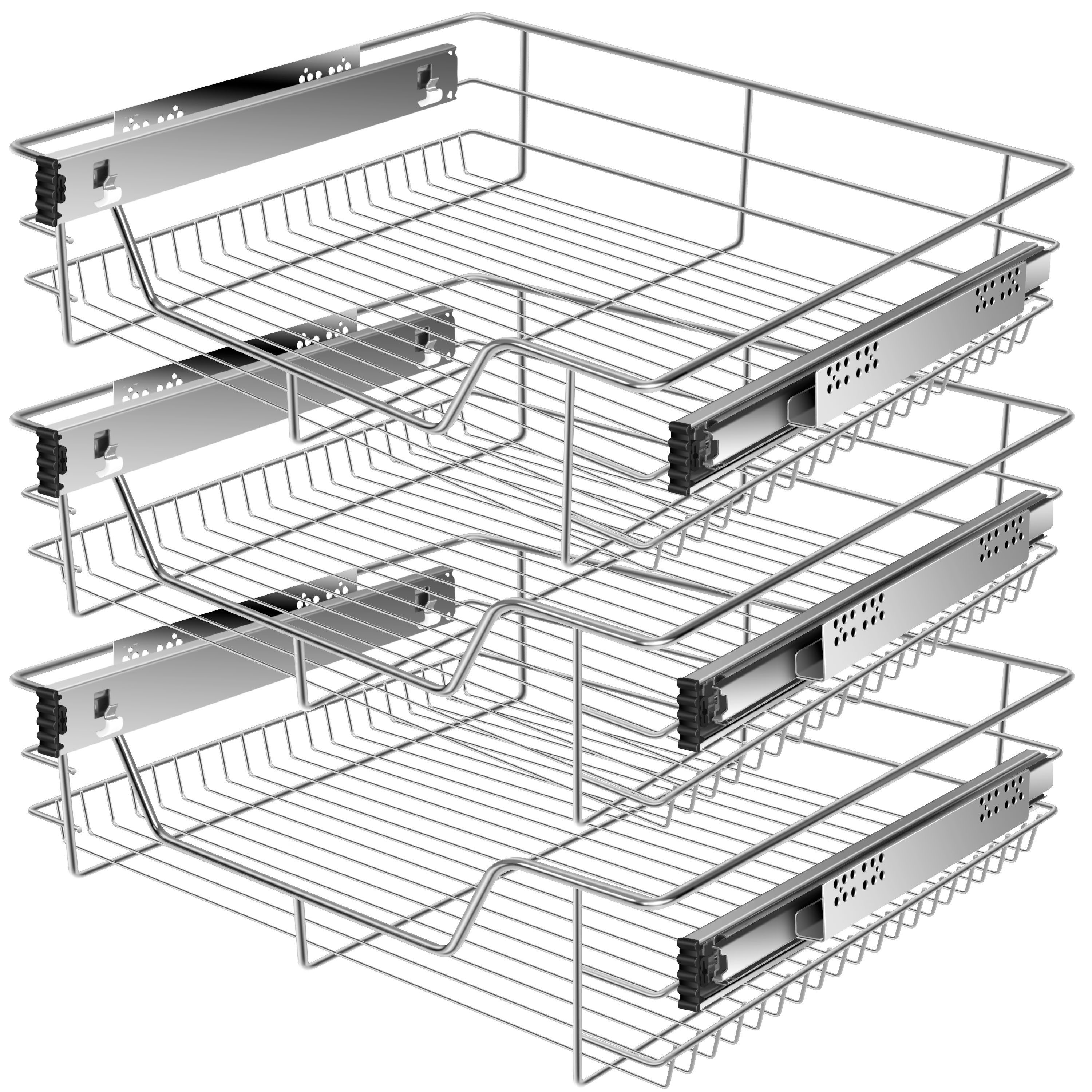 KESSER Schublade, Teleskopschublade Küchenschublade Küchenschrank